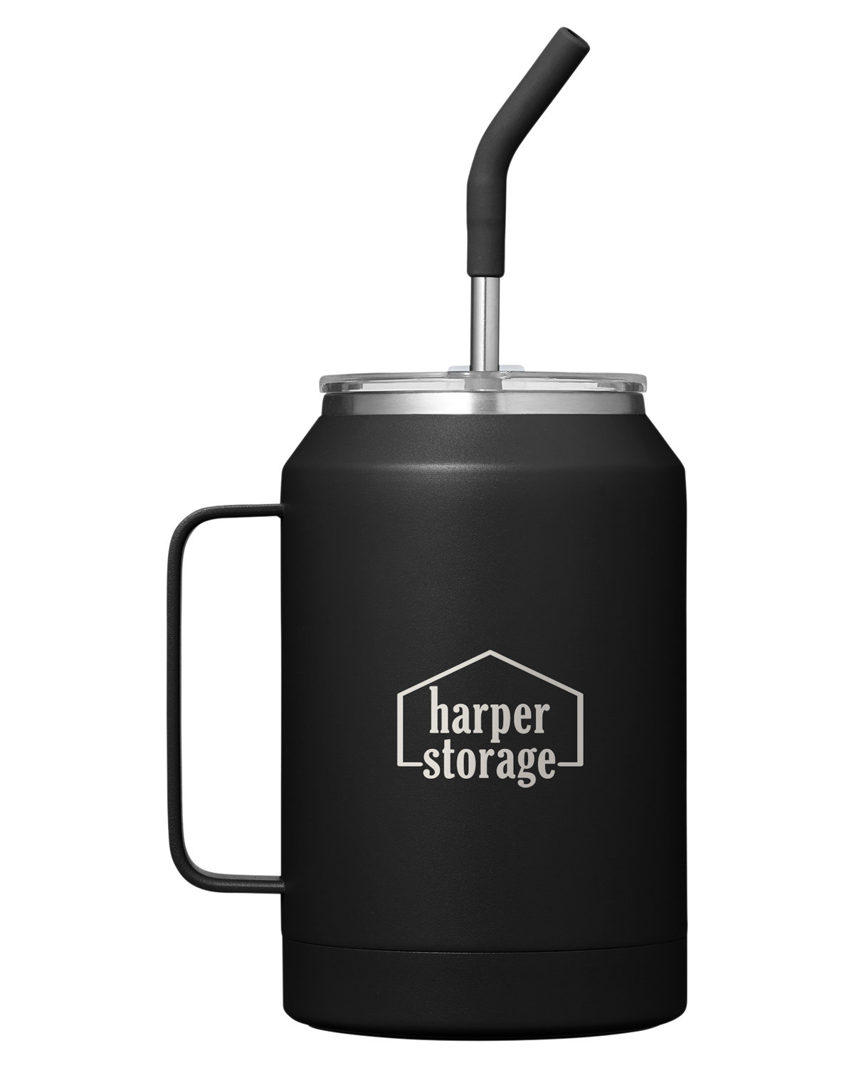 Maverick 32 oz Insulated Stainless Steel Mug With Straw 1