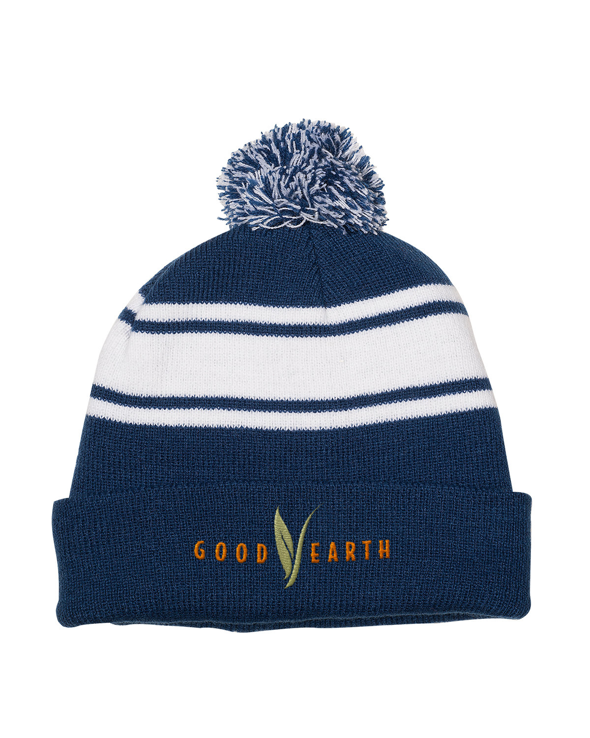 Knit Beanie With Pom Pom 1