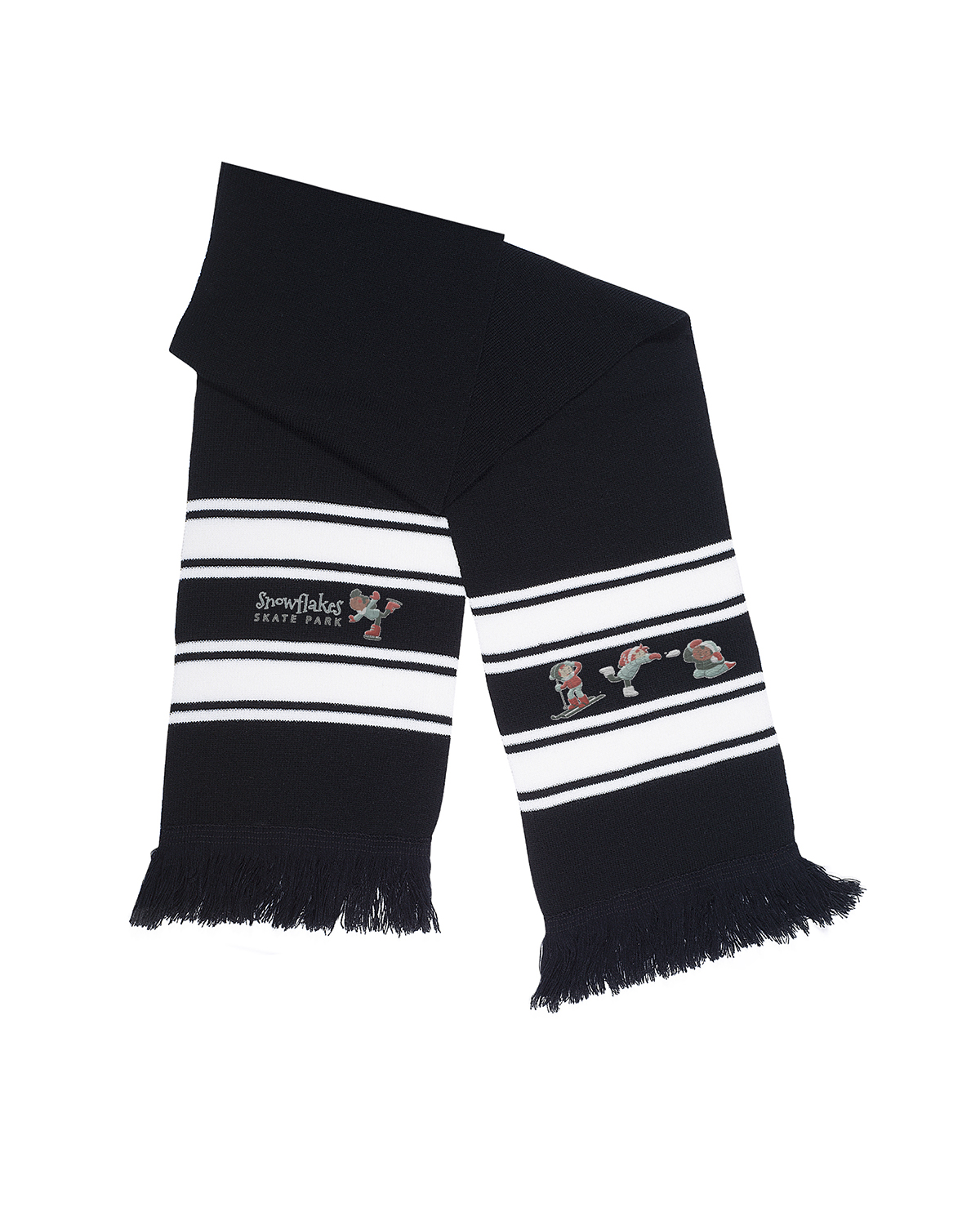 Stripe Knit Scarf 19