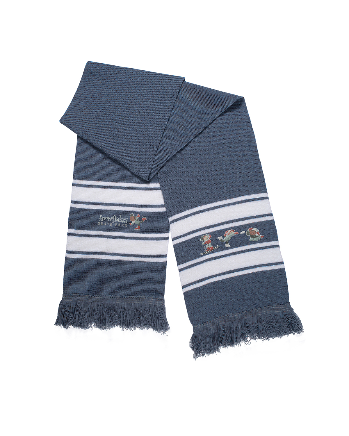 Stripe Knit Scarf 20