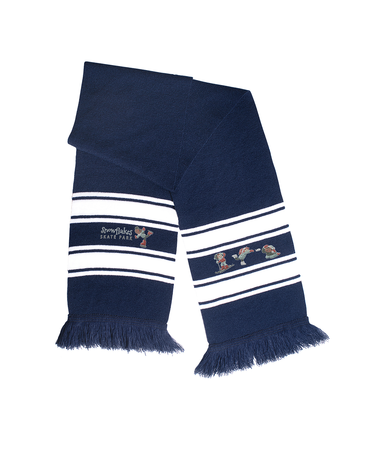 Stripe Knit Scarf 12