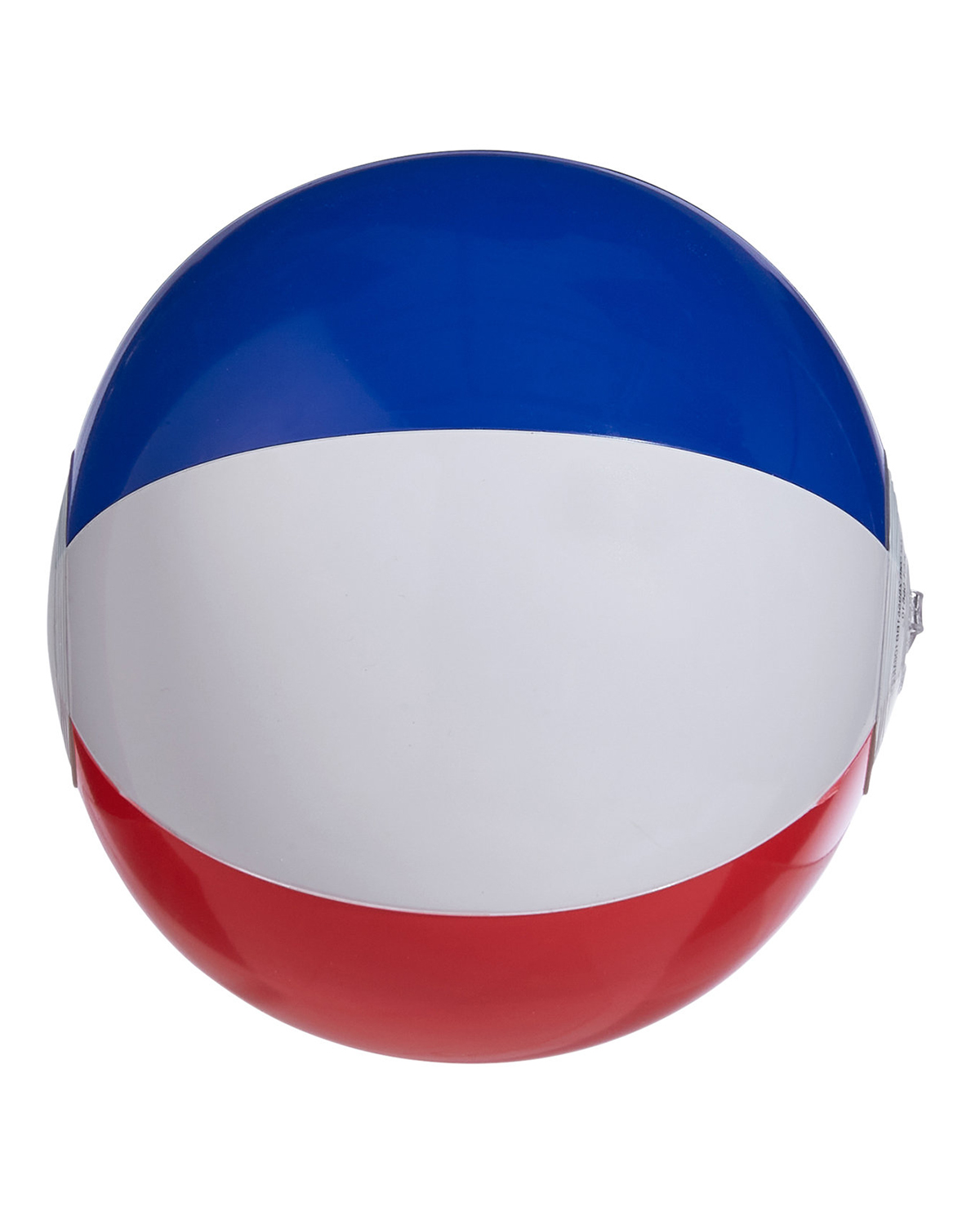 10" Patriotic Red, White And Blue Beach Ball
