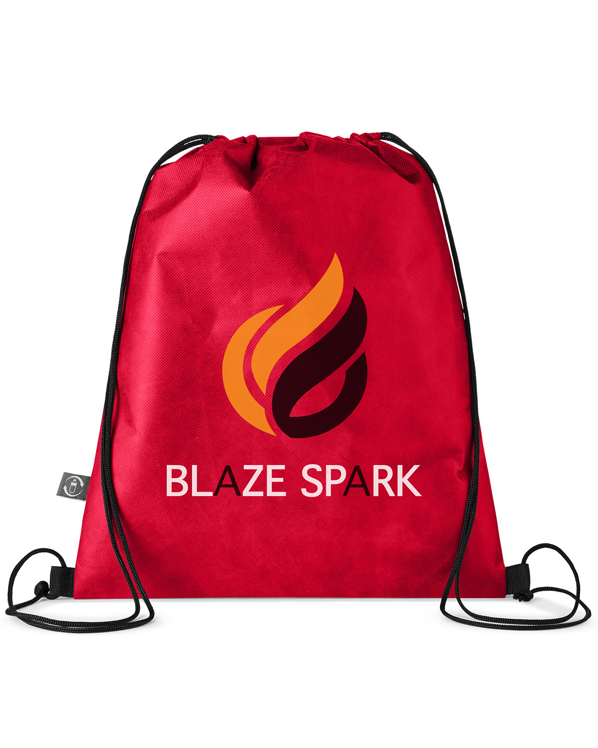 Recycled Non-Woven Drawstring Bag. 3