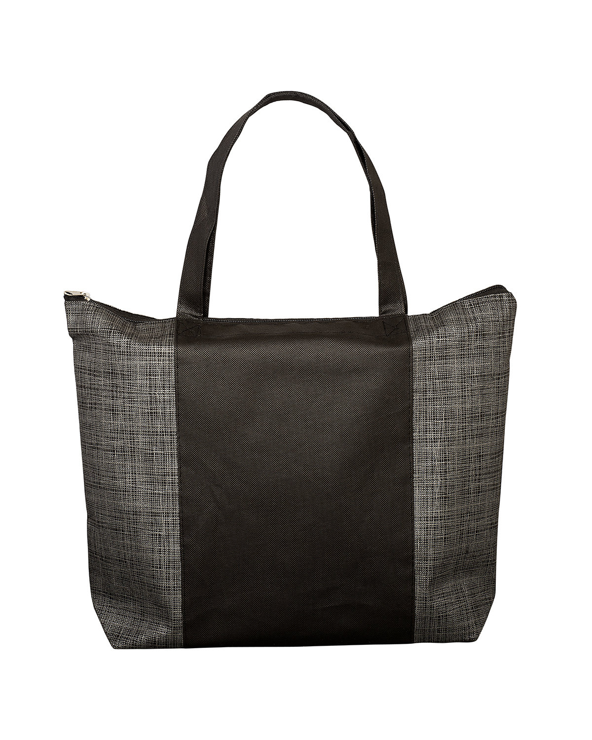 Tonal Non-Woven Zipper Trade Show Tote Bag 9