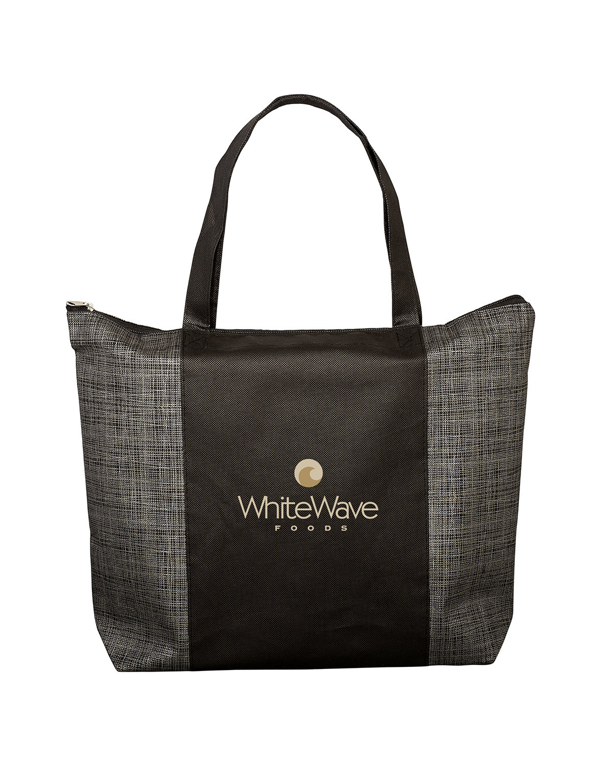 Tonal Non-Woven Zipper Trade Show Tote Bag 8