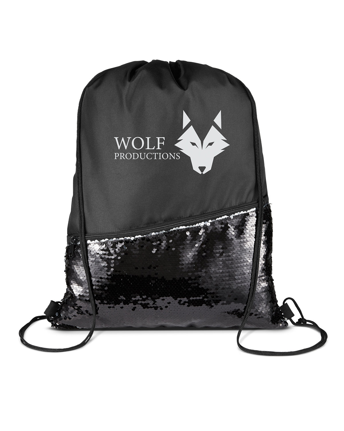 Sequin Drawstring Backpack 3