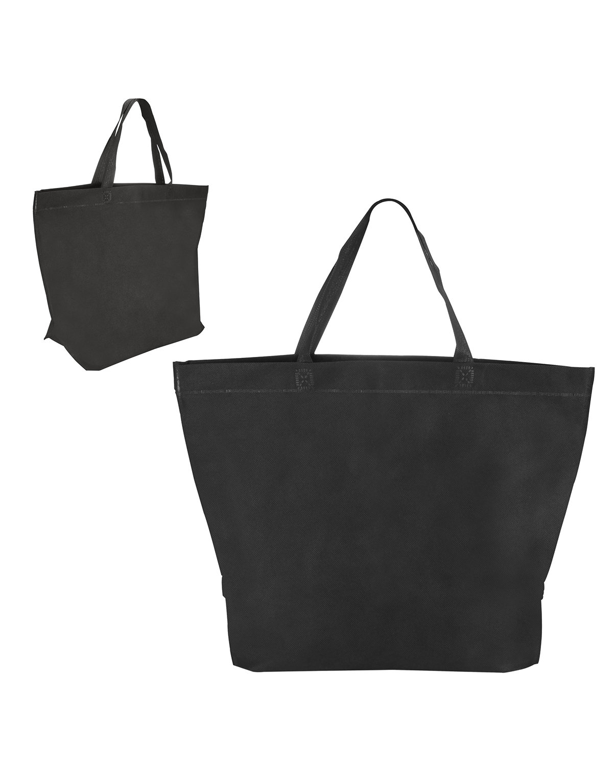 Two-Tone Heat Sealed Non-Woven Tote Bag 18