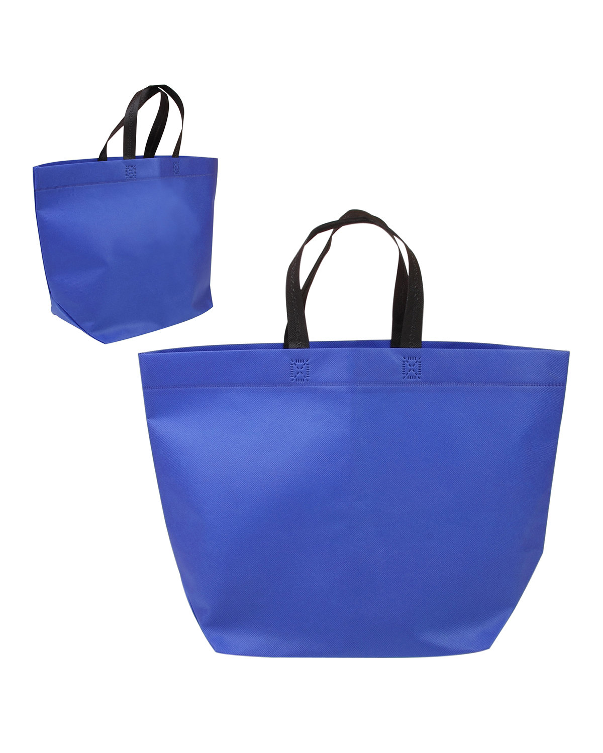 Two-Tone Heat Sealed Non-Woven Tote Bag 24