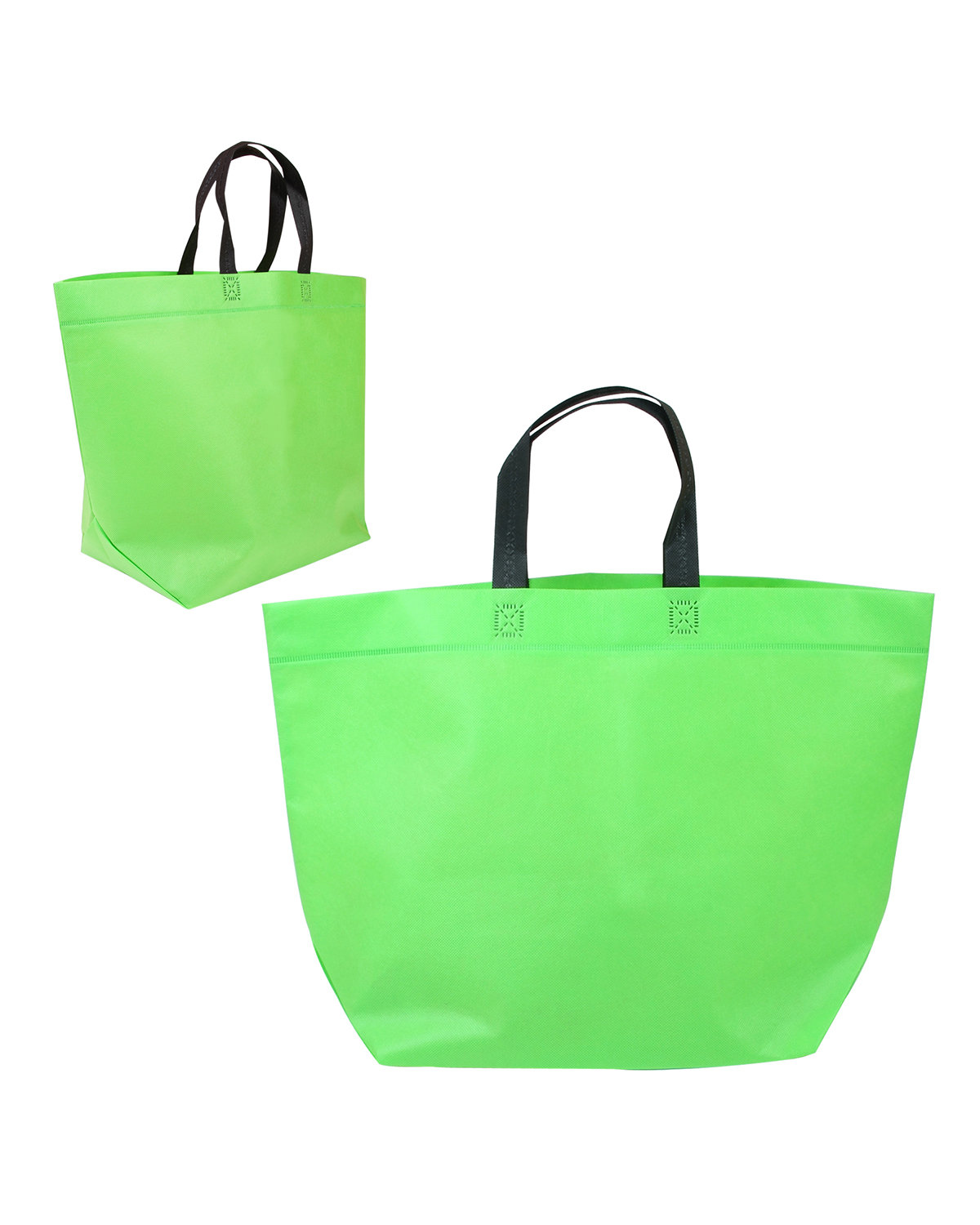 Two-Tone Heat Sealed Non-Woven Tote Bag 31