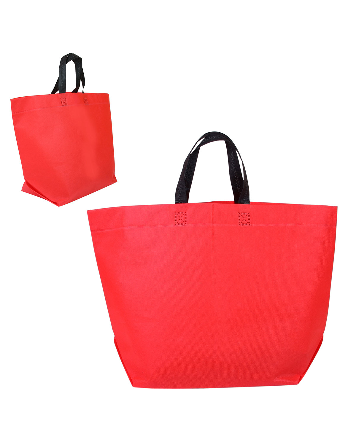 Two-Tone Heat Sealed Non-Woven Tote Bag 29