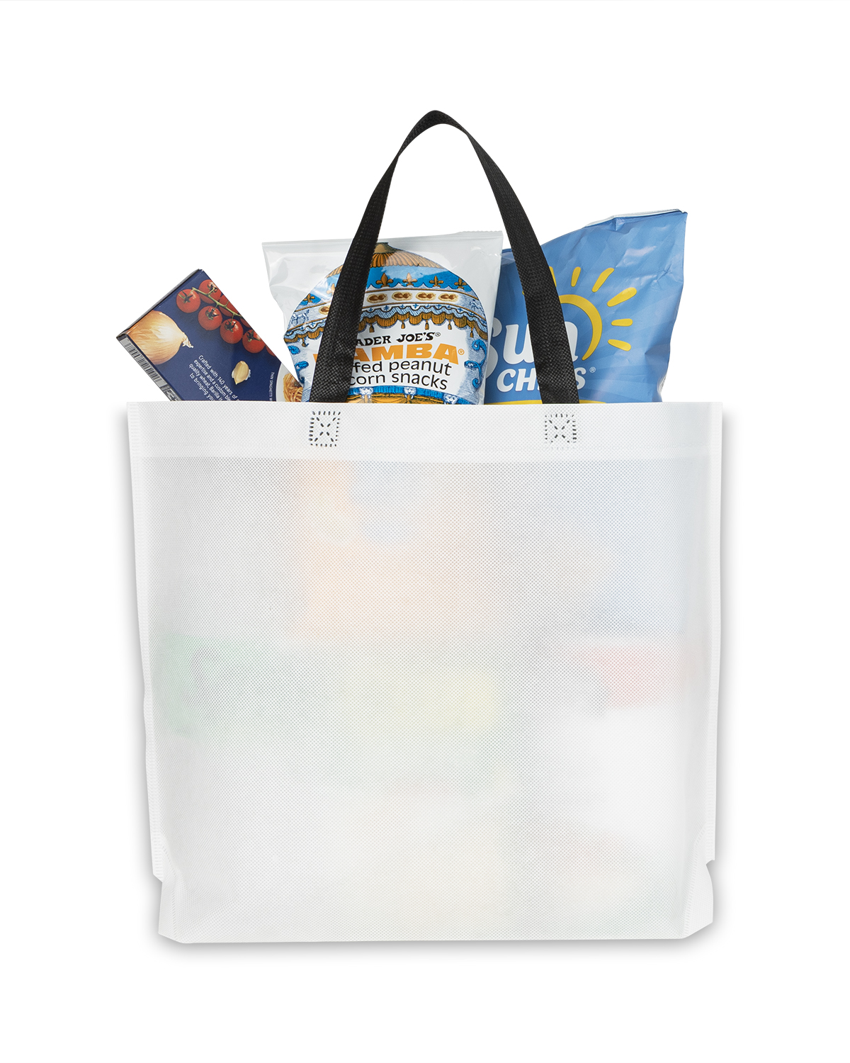 Two-Tone Heat Sealed Non-Woven Tote Bag 33