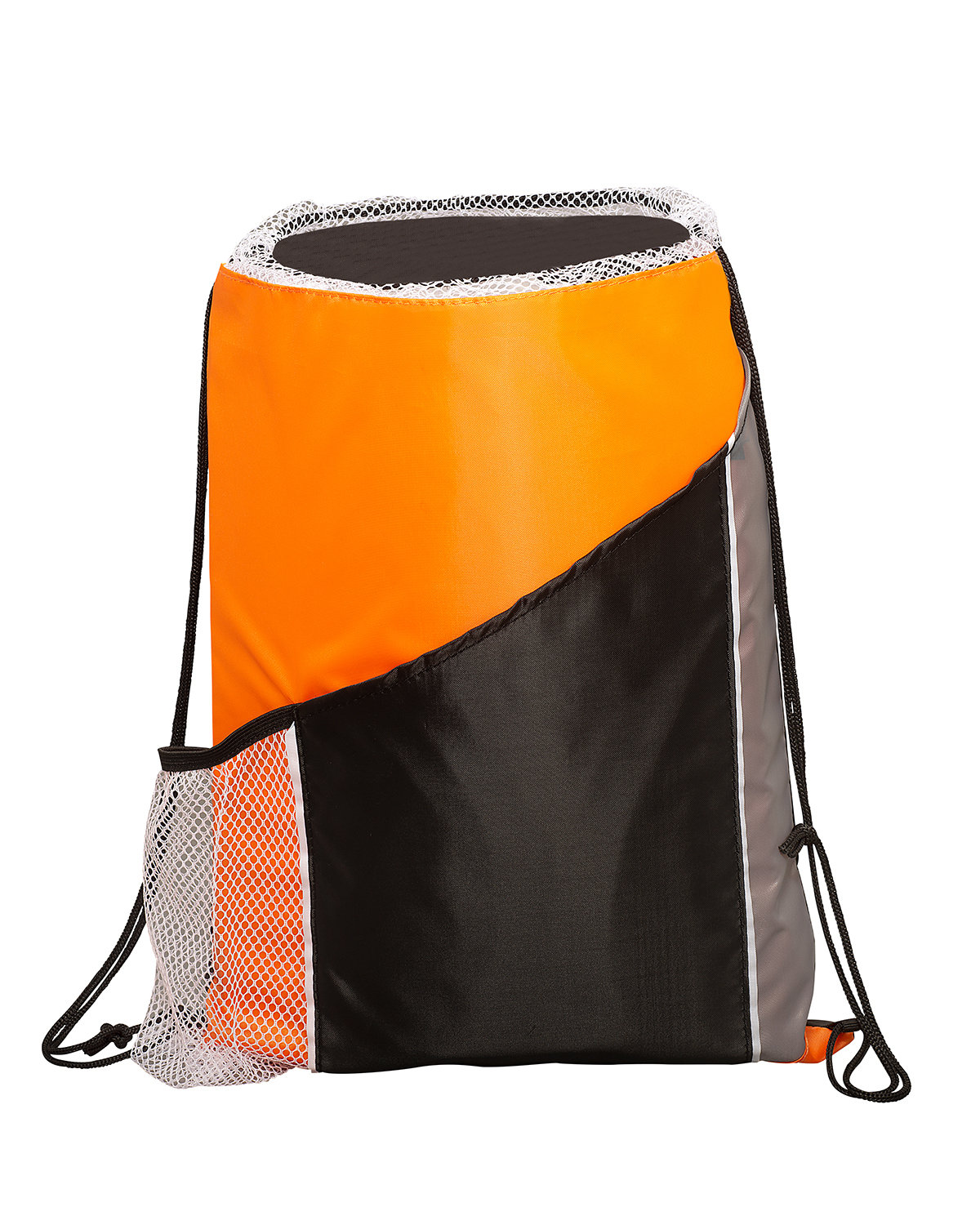 Sprint Angled Drawstring Sports Bag With Pockets. 24