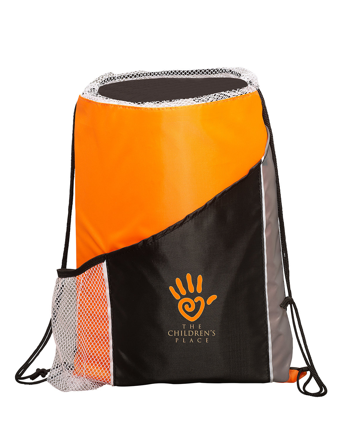 Sprint Angled Drawstring Sports Bag With Pockets. 22