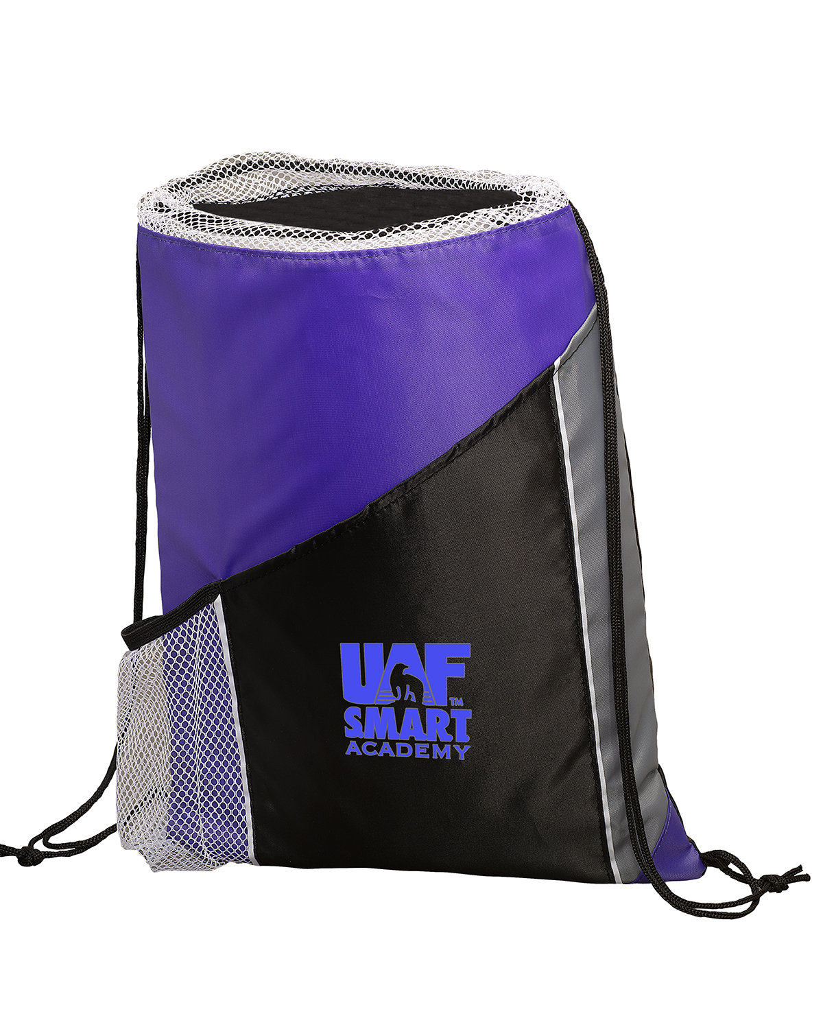 Sprint Angled Drawstring Sports Bag With Pockets. 23