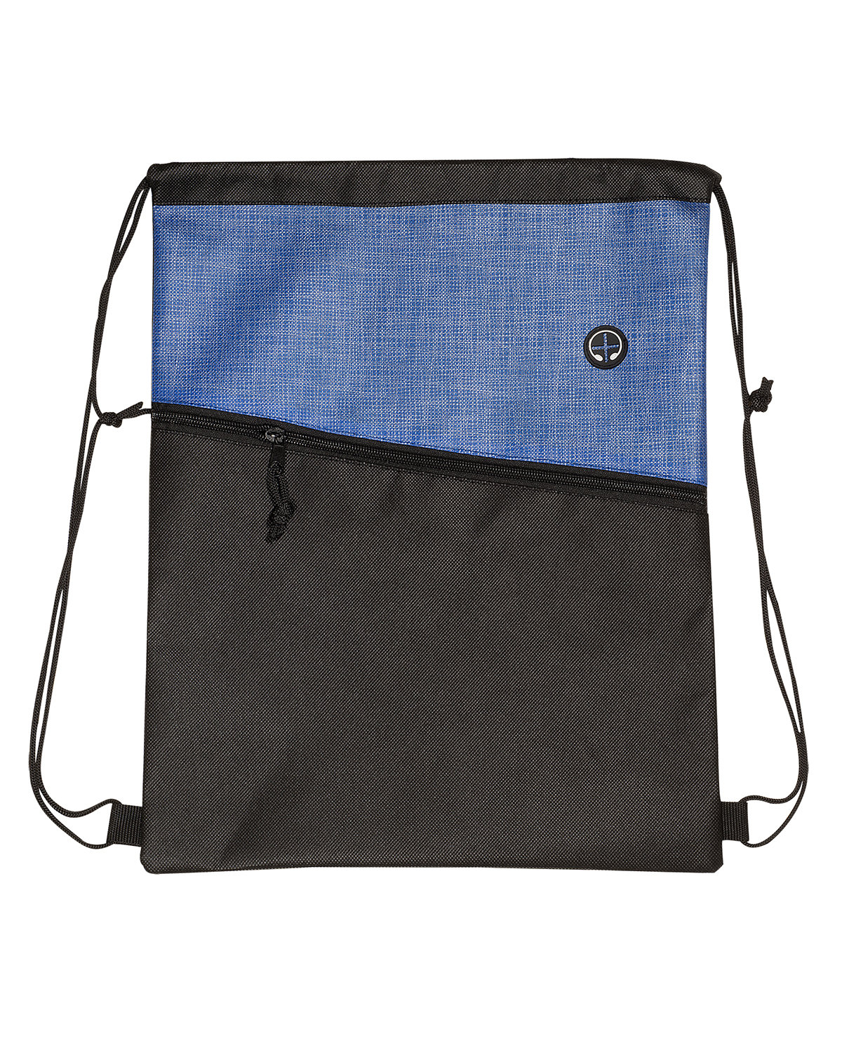 Tonal Heathered Non-Woven Drawstring Backpack 16