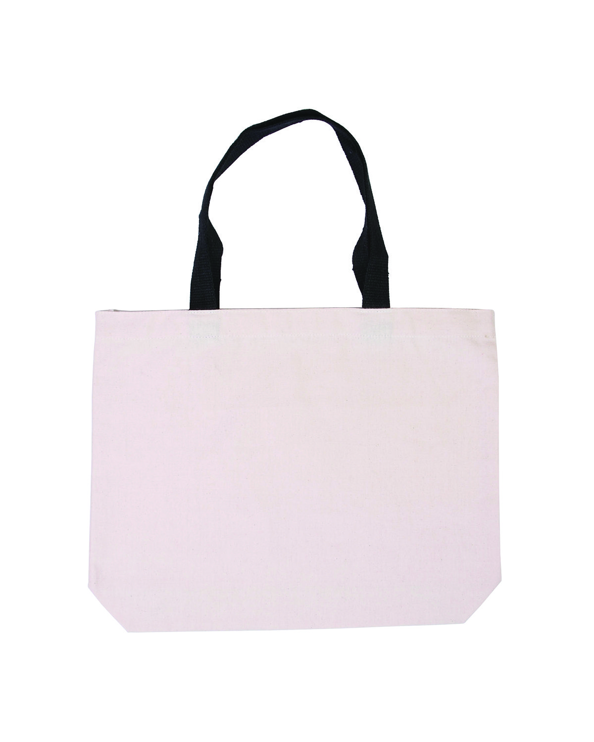 Cotton Canvas Tote Bag with Color Accents, custom tote bag with logo imprint 25