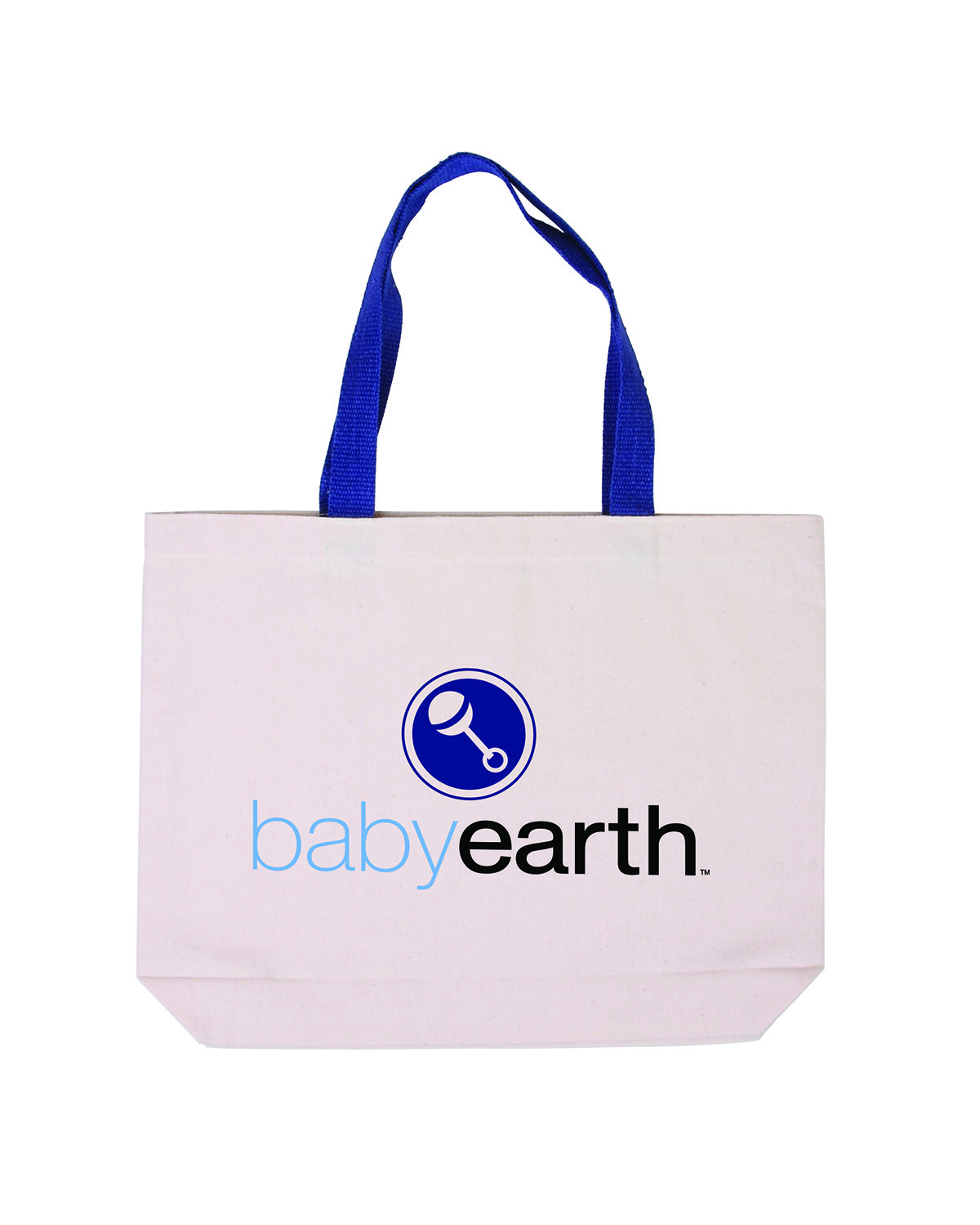Cotton Canvas Tote Bag with Color Accents, custom tote bag with logo imprint 13
