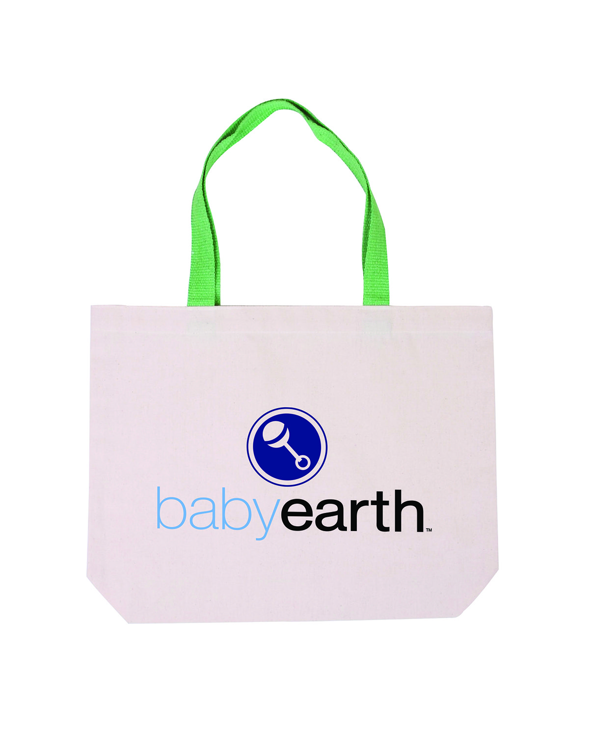 Cotton Canvas Tote Bag with Color Accents, custom tote bag with logo imprint 15