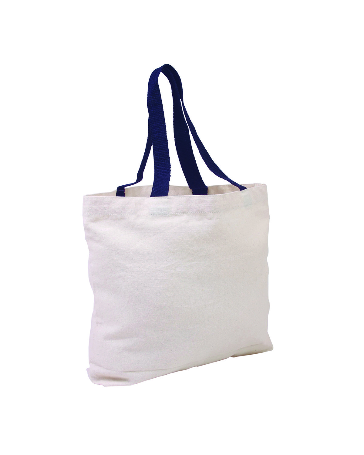 Cotton Canvas Tote Bag with Color Accents, custom tote bag with logo imprint 17