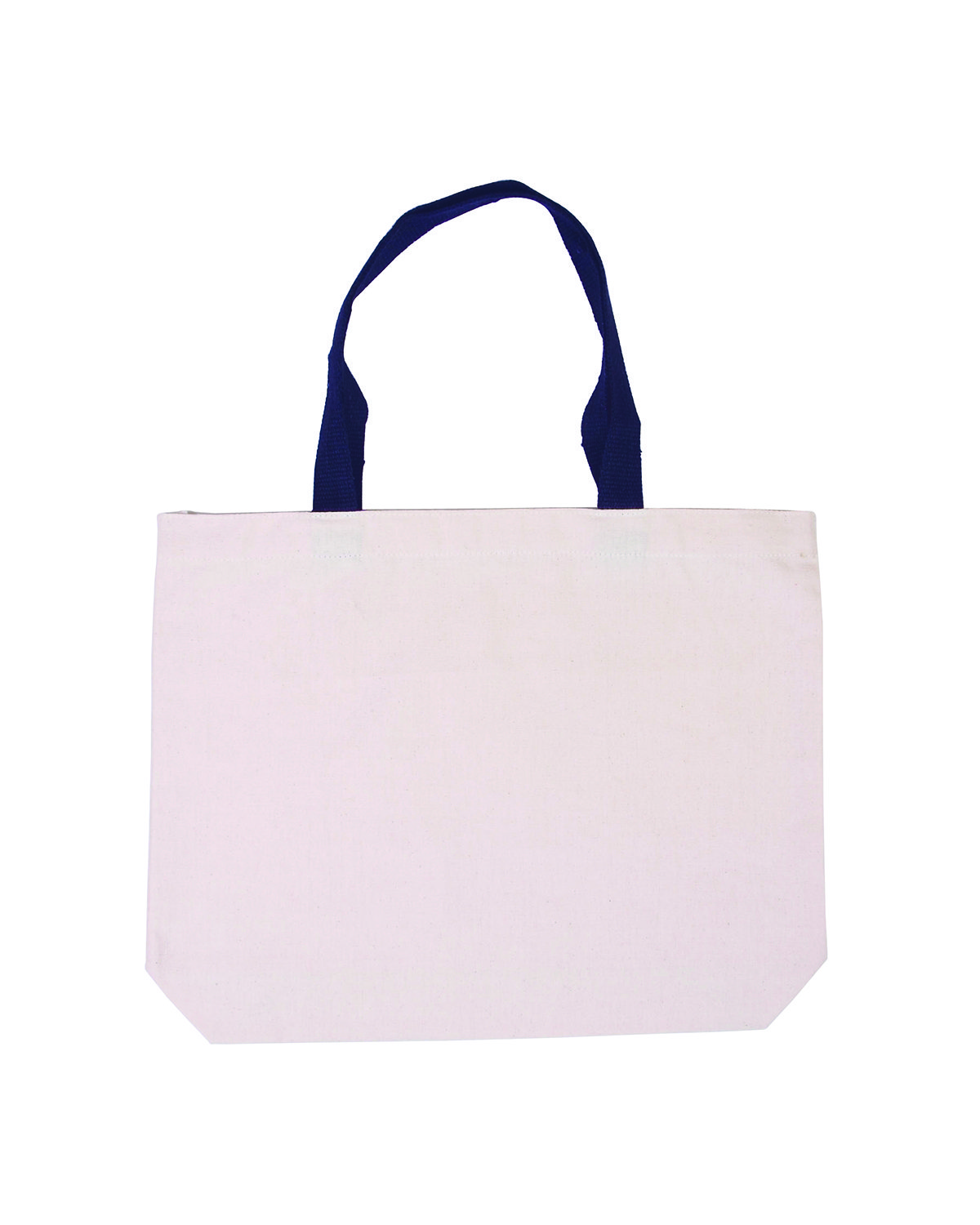 Cotton Canvas Tote Bag with Color Accents, custom tote bag with logo imprint 21