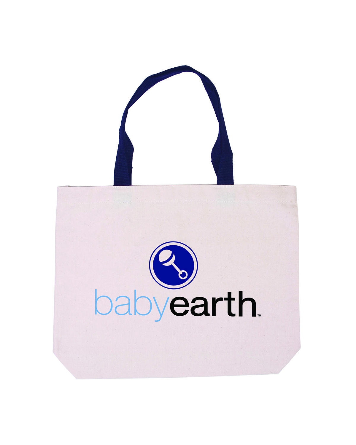 Cotton Canvas Tote Bag with Color Accents, custom tote bag with logo imprint 22