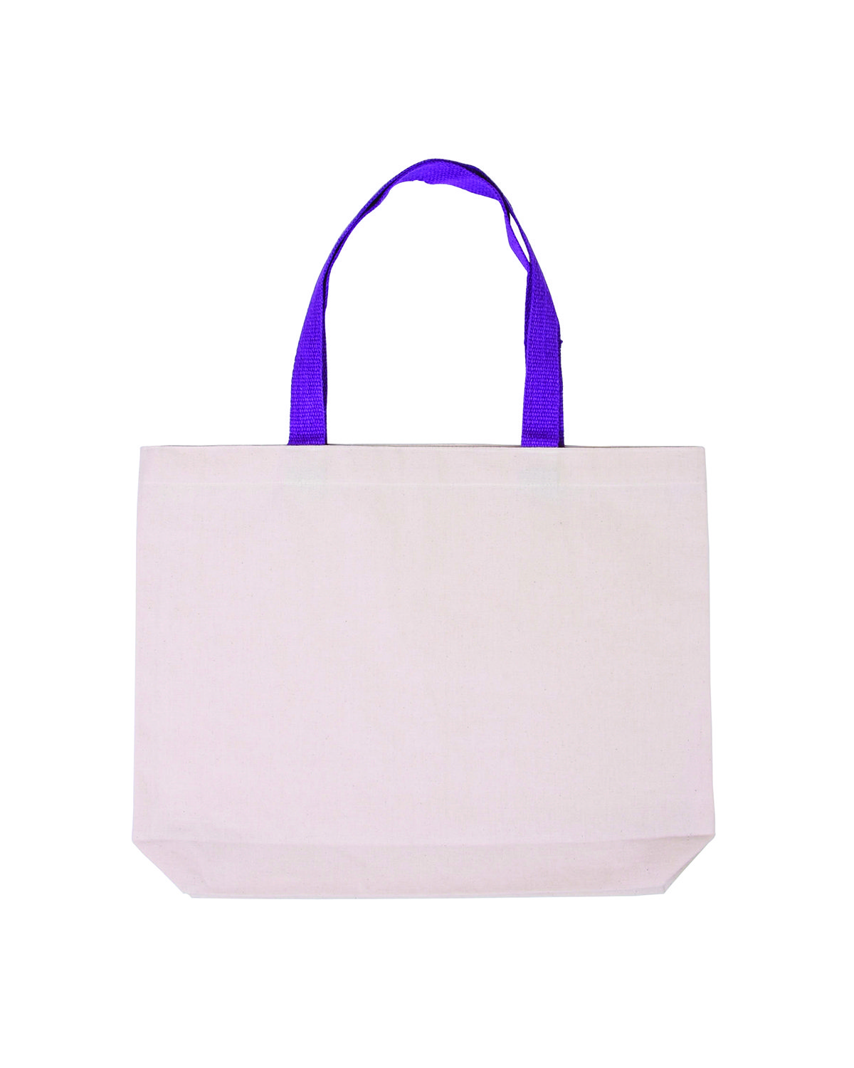 Cotton Canvas Tote Bag with Color Accents, custom tote bag with logo imprint 23