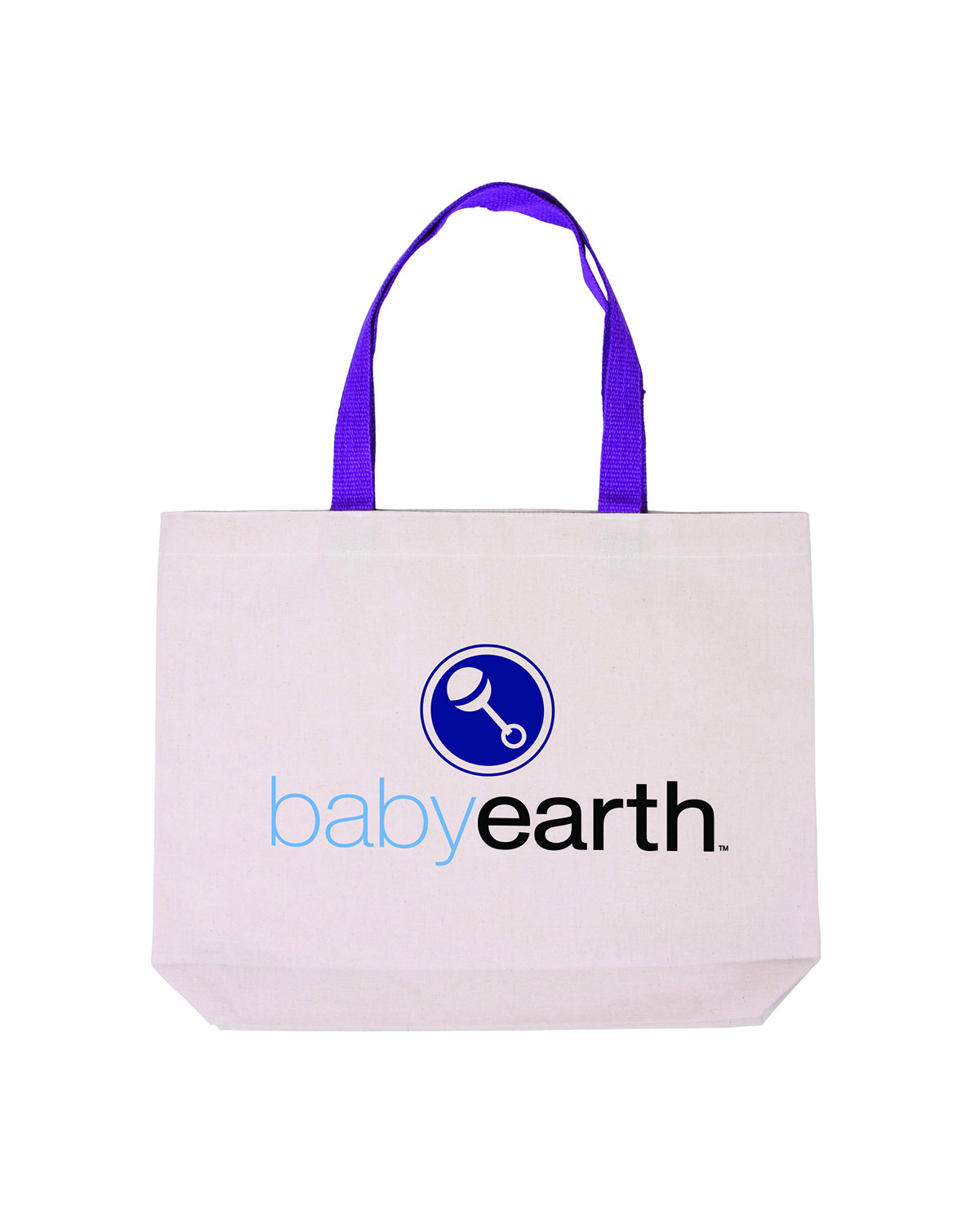 Cotton Canvas Tote Bag with Color Accents, custom tote bag with logo imprint 26