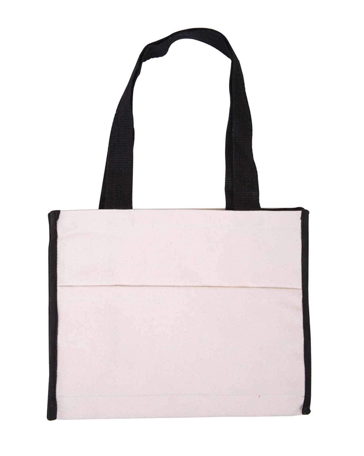 Cotton Gusset Accent Box Tote Bag, custom tote bag with logo imprint 9