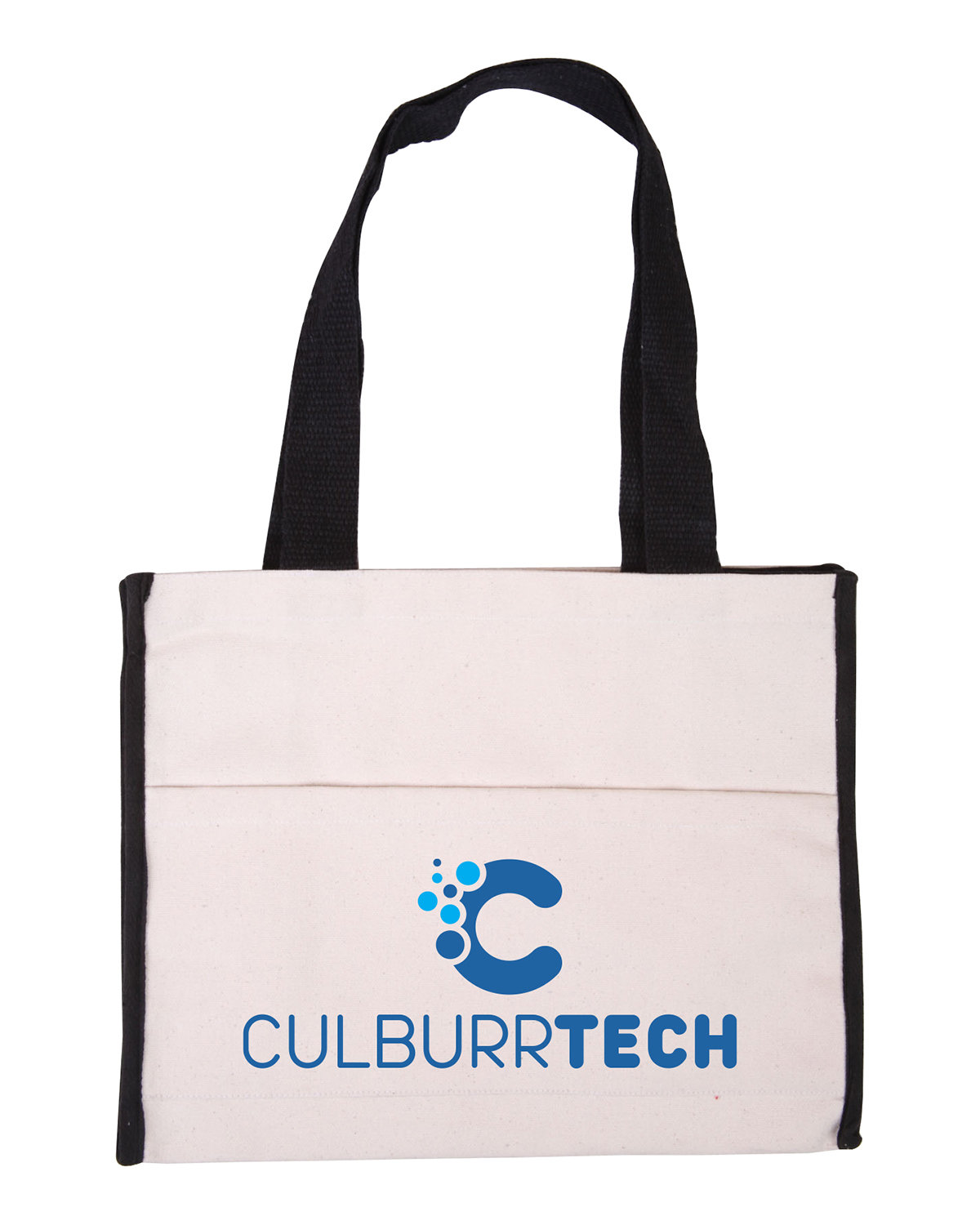 Cotton Gusset Accent Box Tote Bag, custom tote bag with logo imprint 16