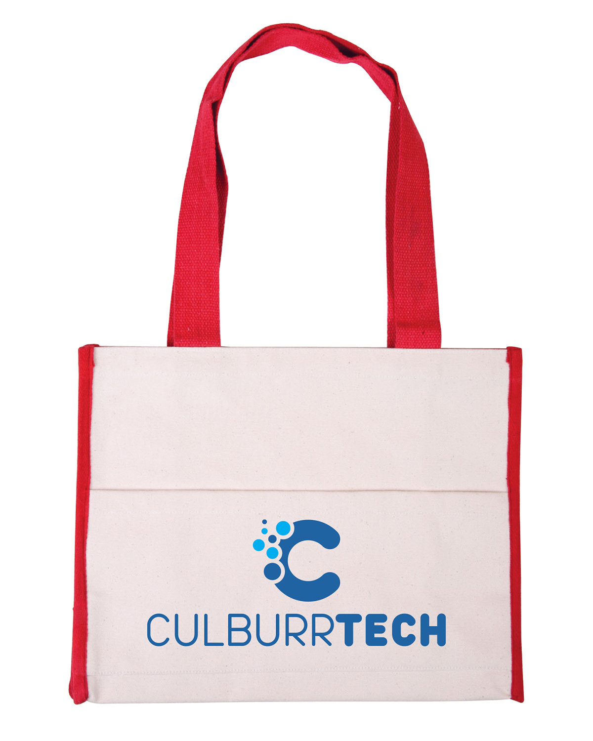 Cotton Gusset Accent Box Tote Bag, custom tote bag with logo imprint 13