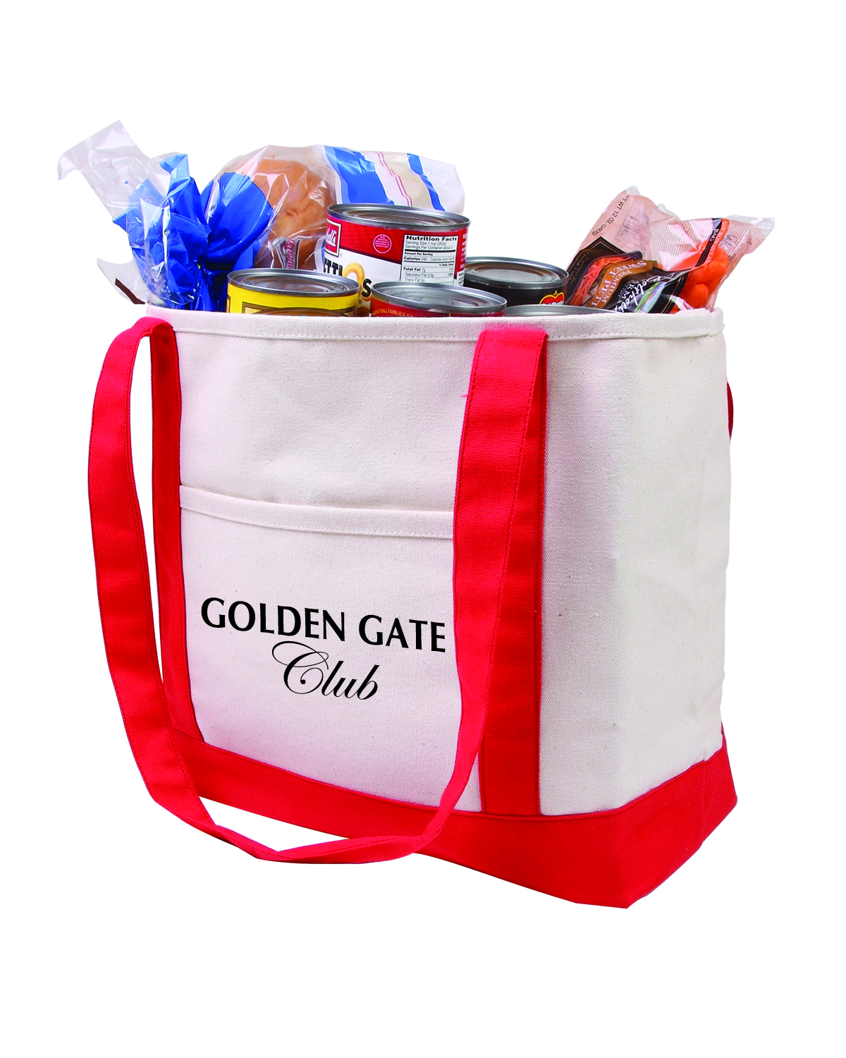 Cotton Canvas Boat Tote Bag, custom tote bag with logo imprint 25