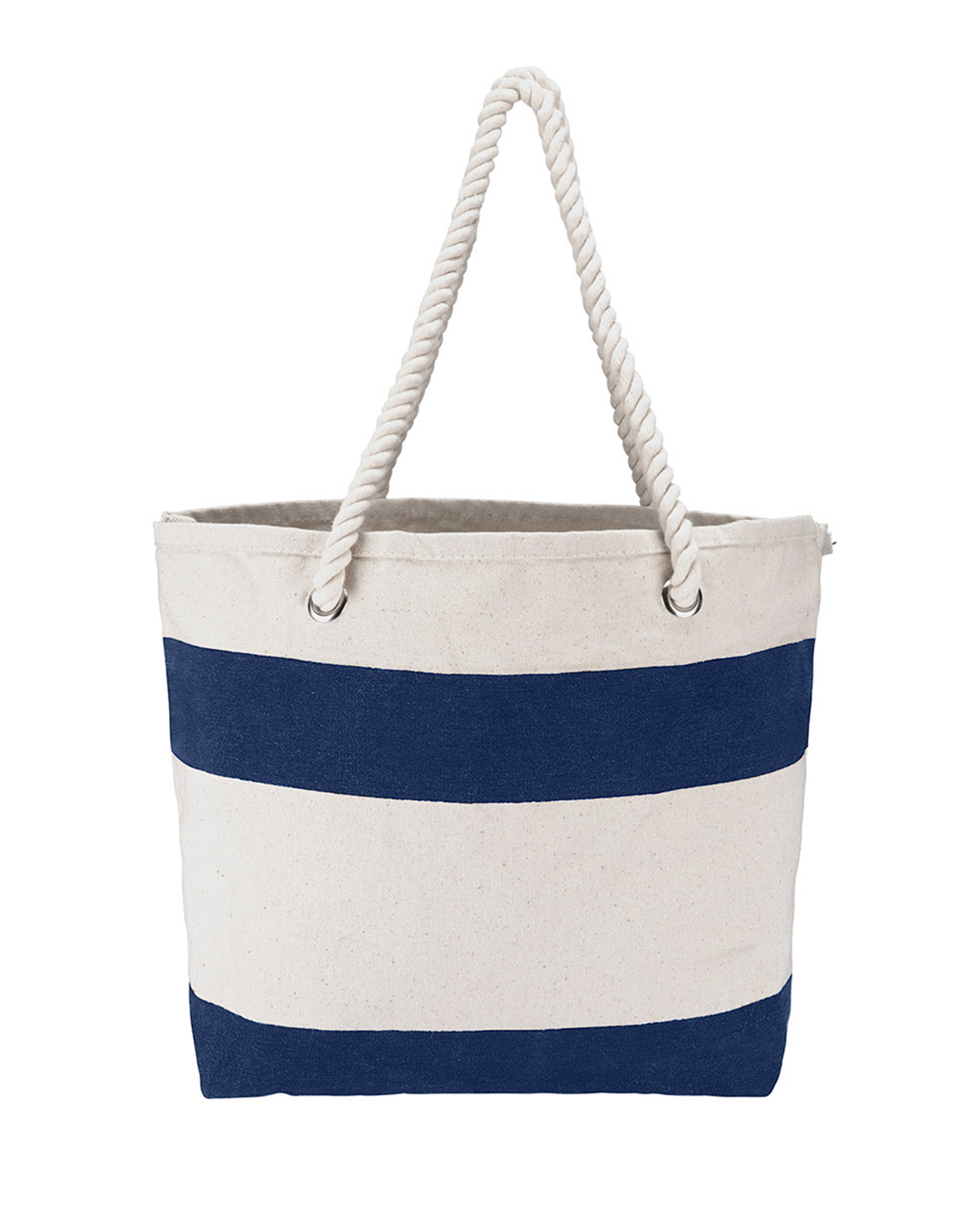 Cotton Resort Tote Bag with Rope Handle, custom tote bag with logo imprint 13