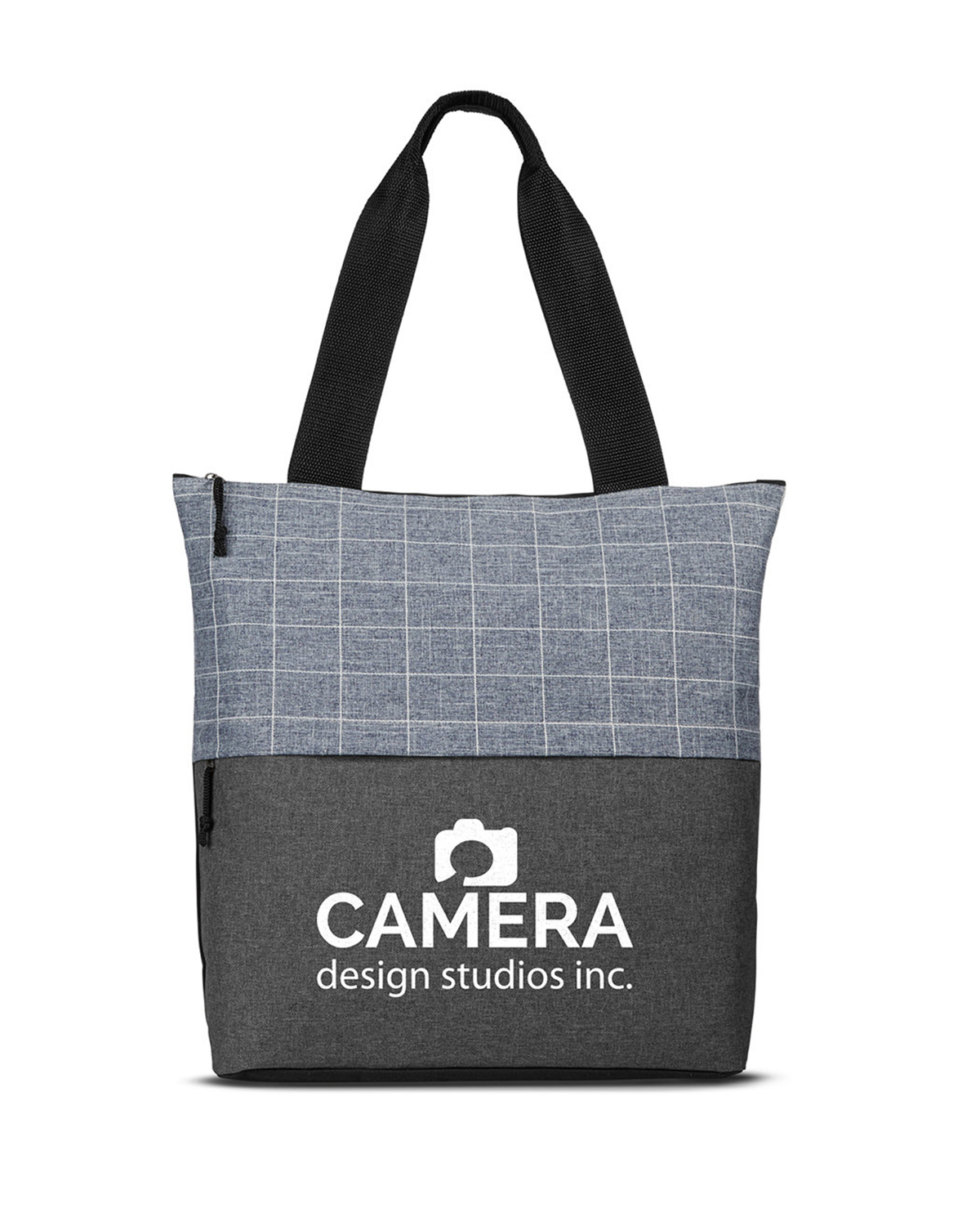 Flannel Check Accent Tote Bag 9