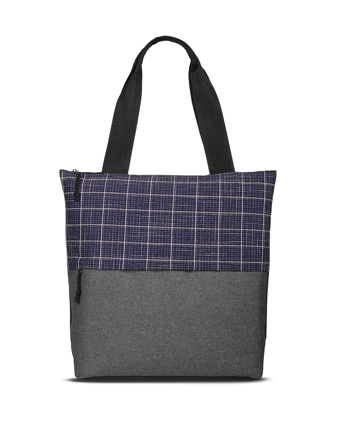 Flannel Check Accent Tote Bag 2