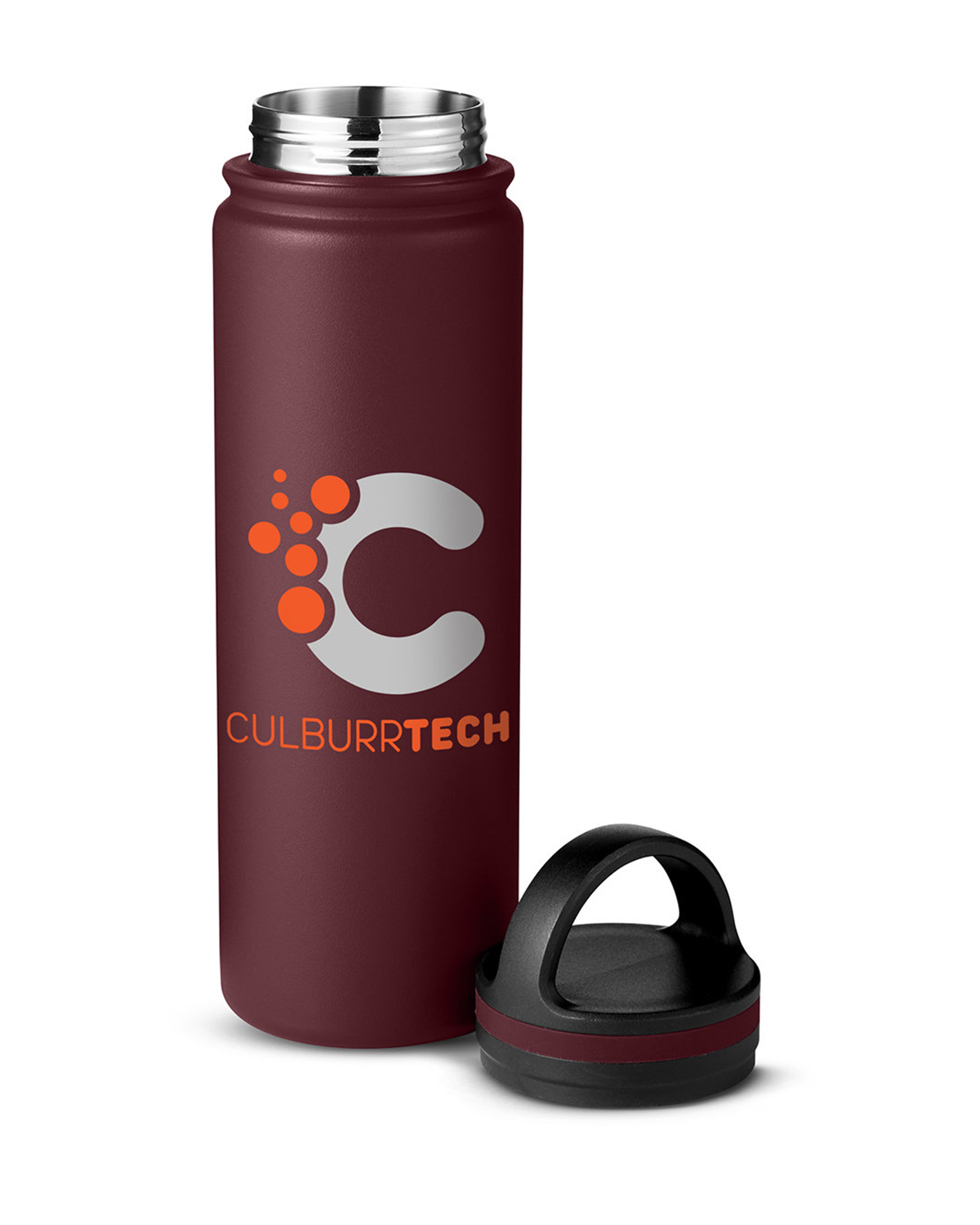 24 oz Vacuum Insulated Stainless Steel Bottle, custom water bottle with logo imprint 2