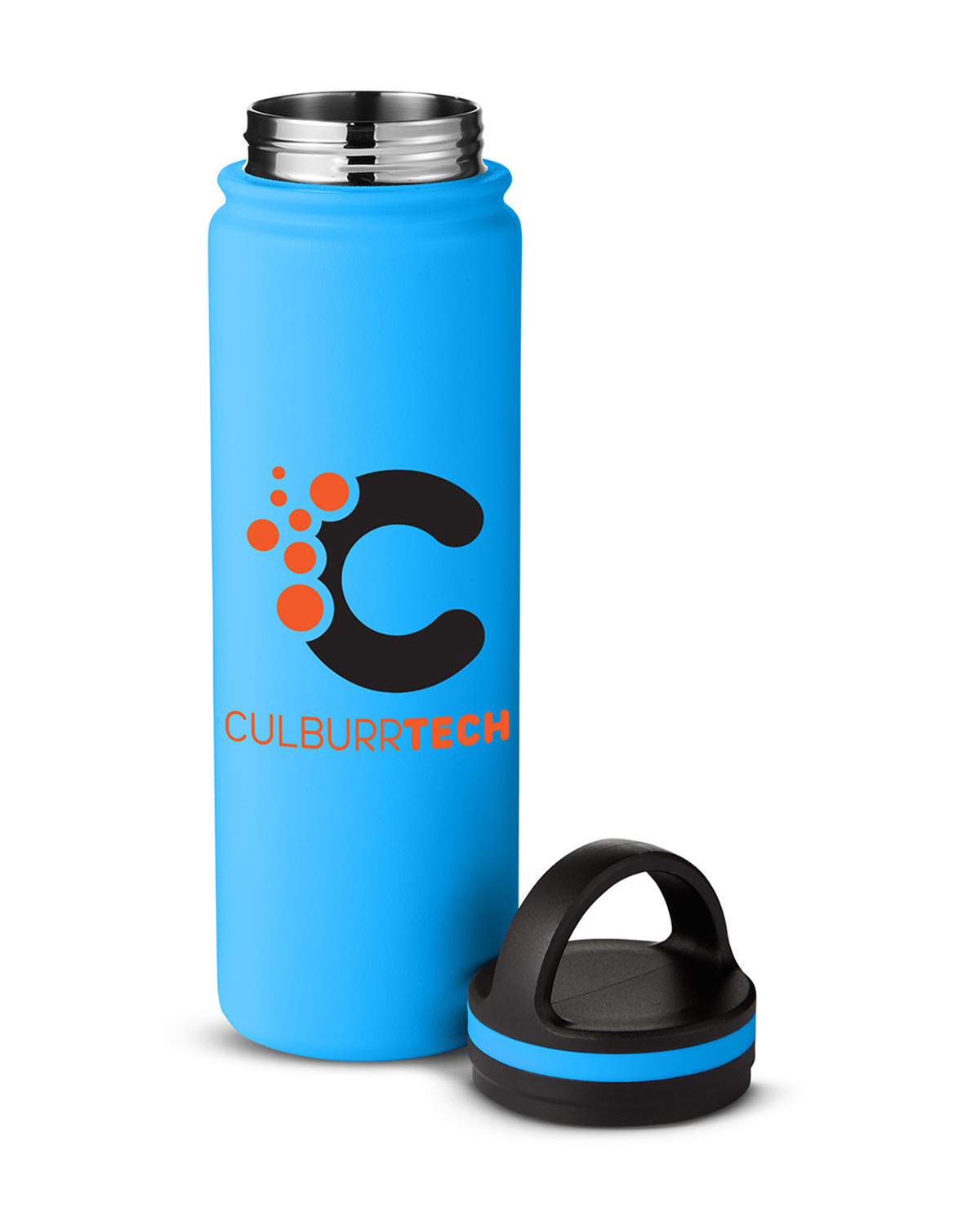 24 oz Vacuum Insulated Stainless Steel Bottle, custom water bottle with logo imprint 201