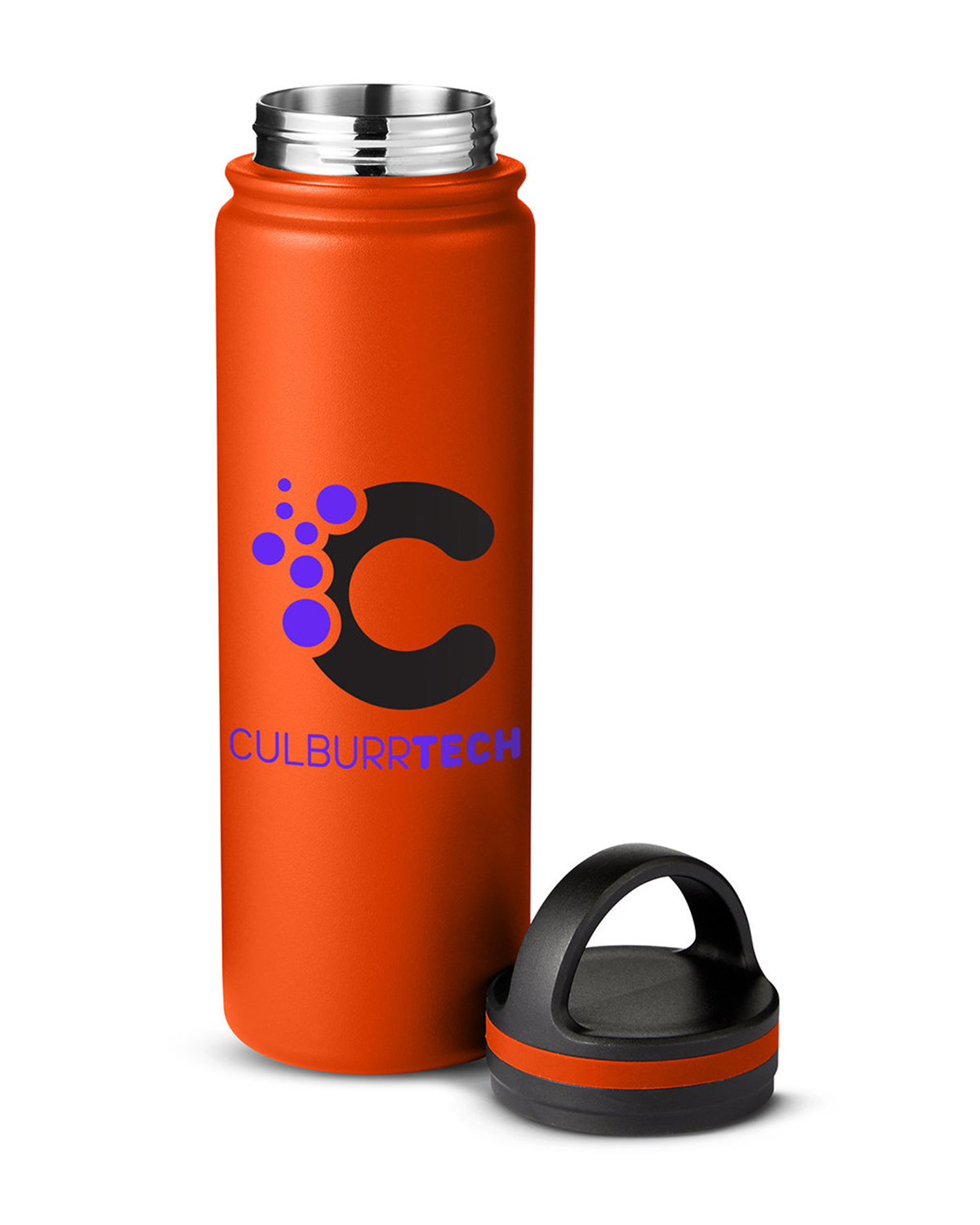 24 oz Vacuum Insulated Stainless Steel Bottle, custom water bottle with logo imprint 180