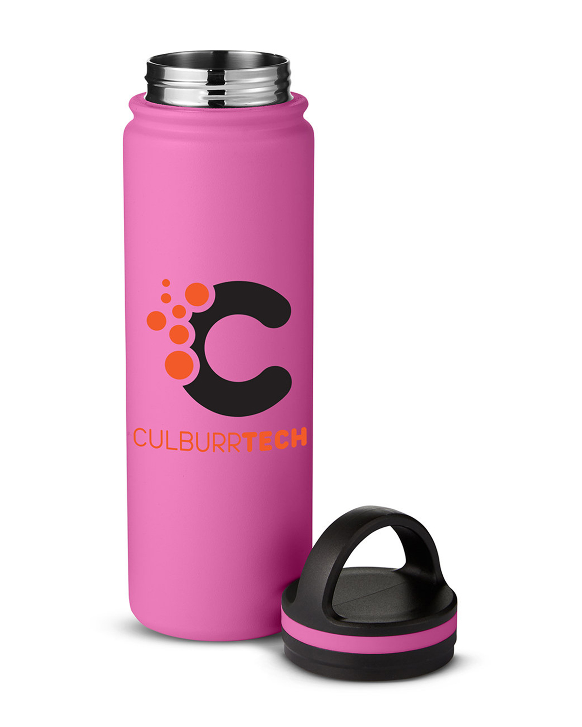 24 oz Vacuum Insulated Stainless Steel Bottle, custom water bottle with logo imprint 177