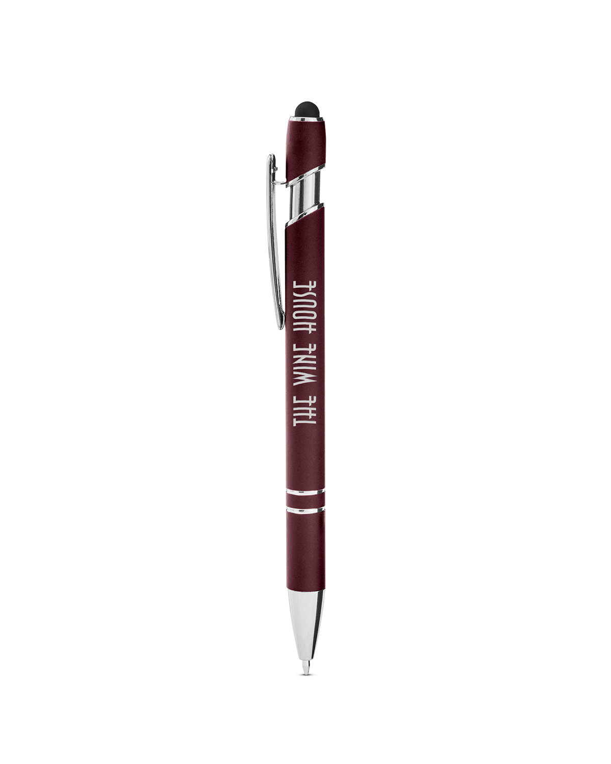 Rubberized Aluminum Click Stylus Pen 38