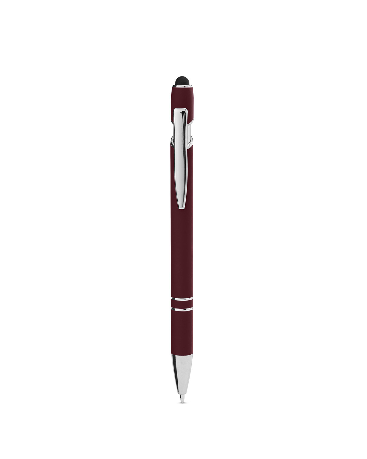 Rubberized Aluminum Click Stylus Pen 50