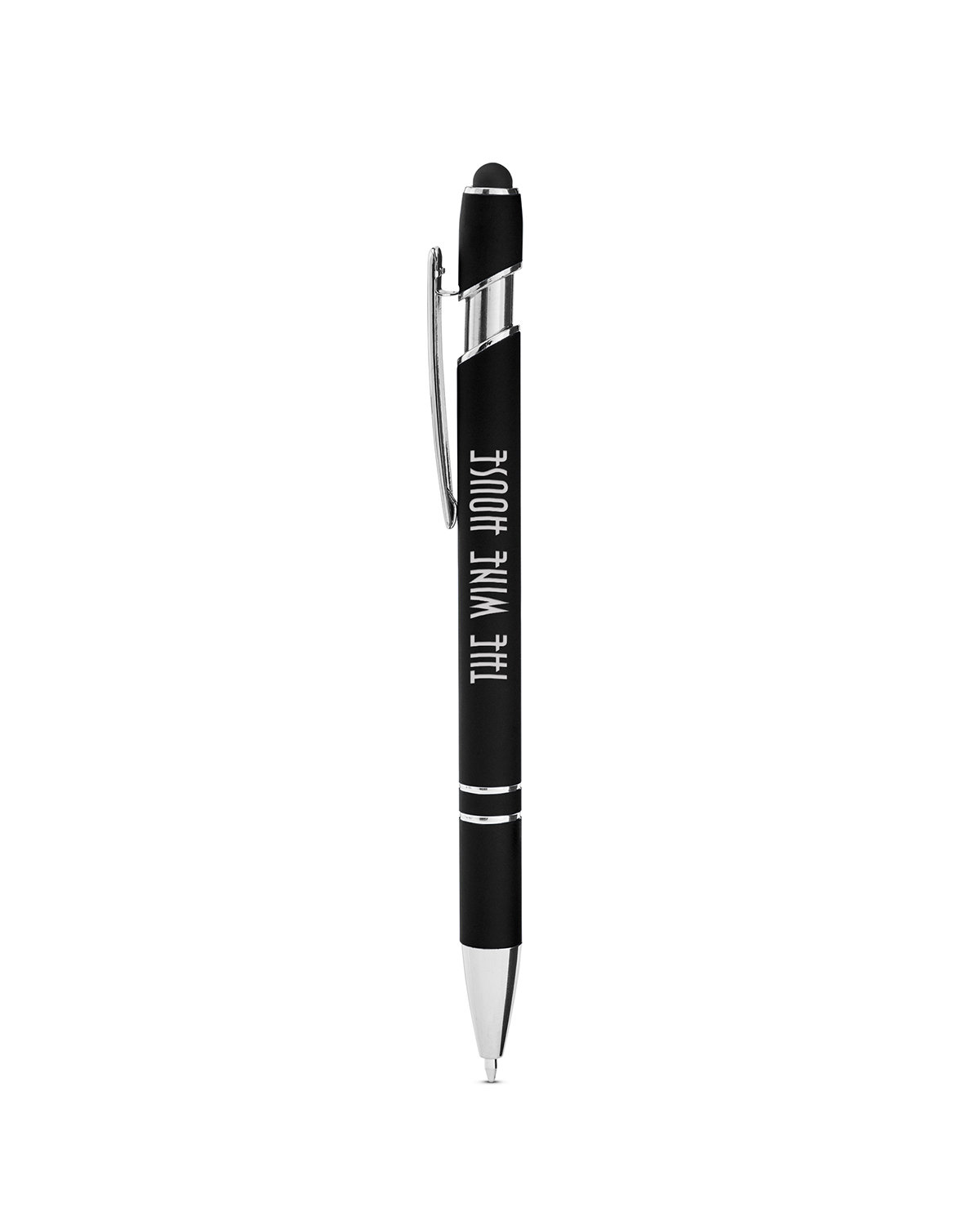 Rubberized Aluminum Click Stylus Pen 55