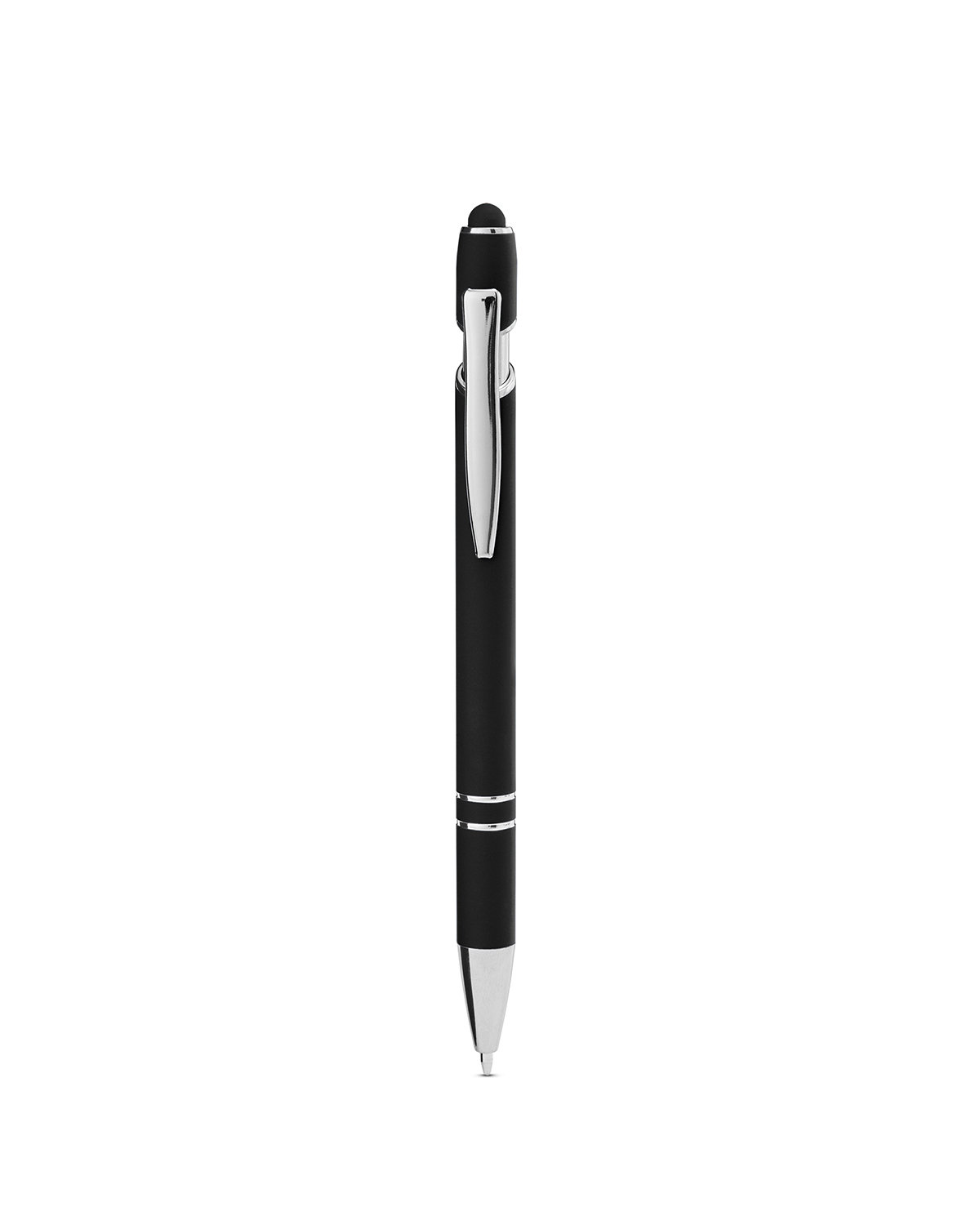 Rubberized Aluminum Click Stylus Pen 23