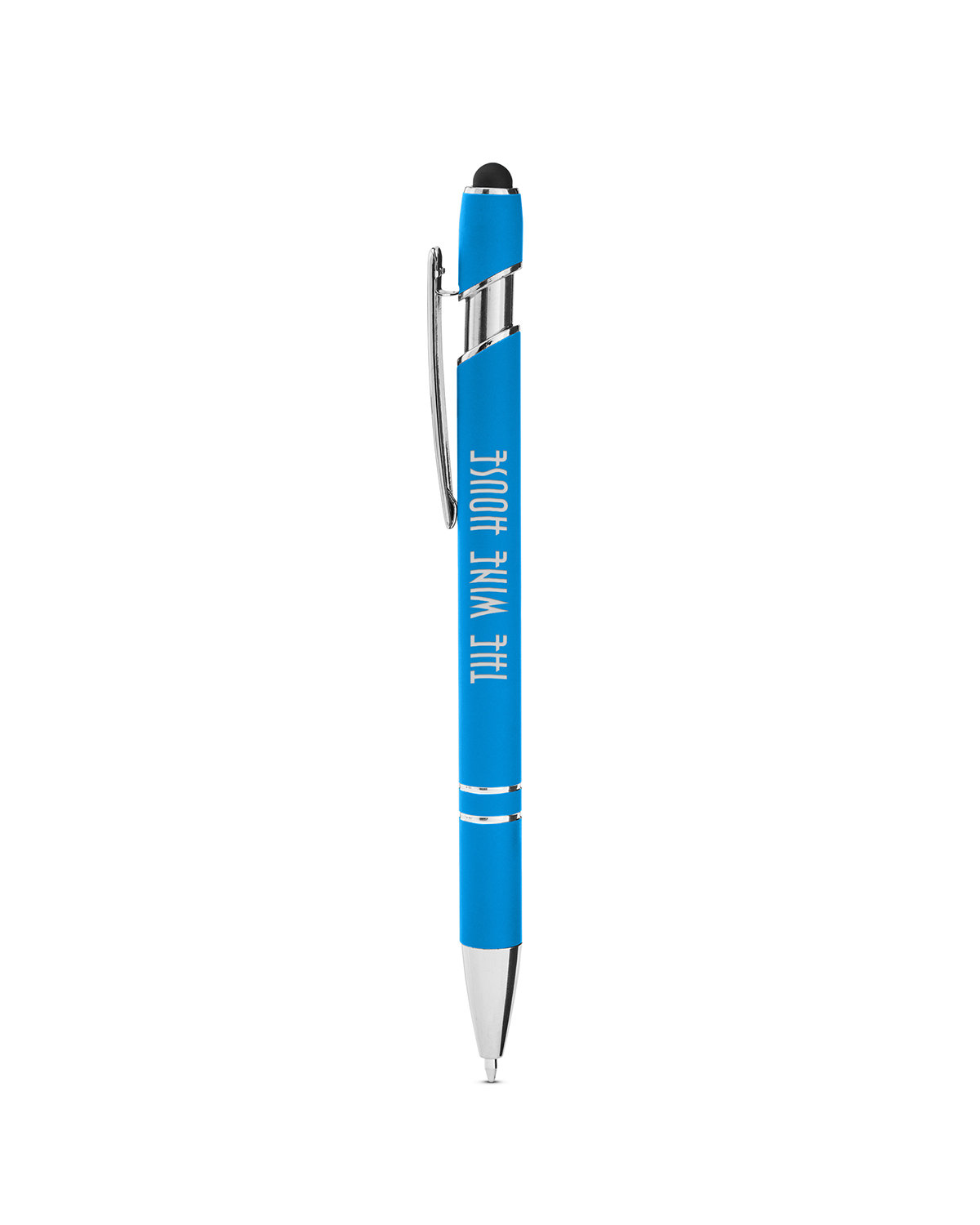 Rubberized Aluminum Click Stylus Pen 43