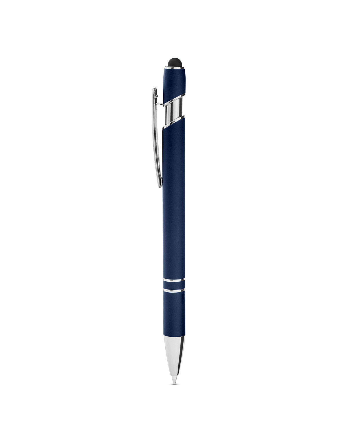 Rubberized Aluminum Click Stylus Pen 63