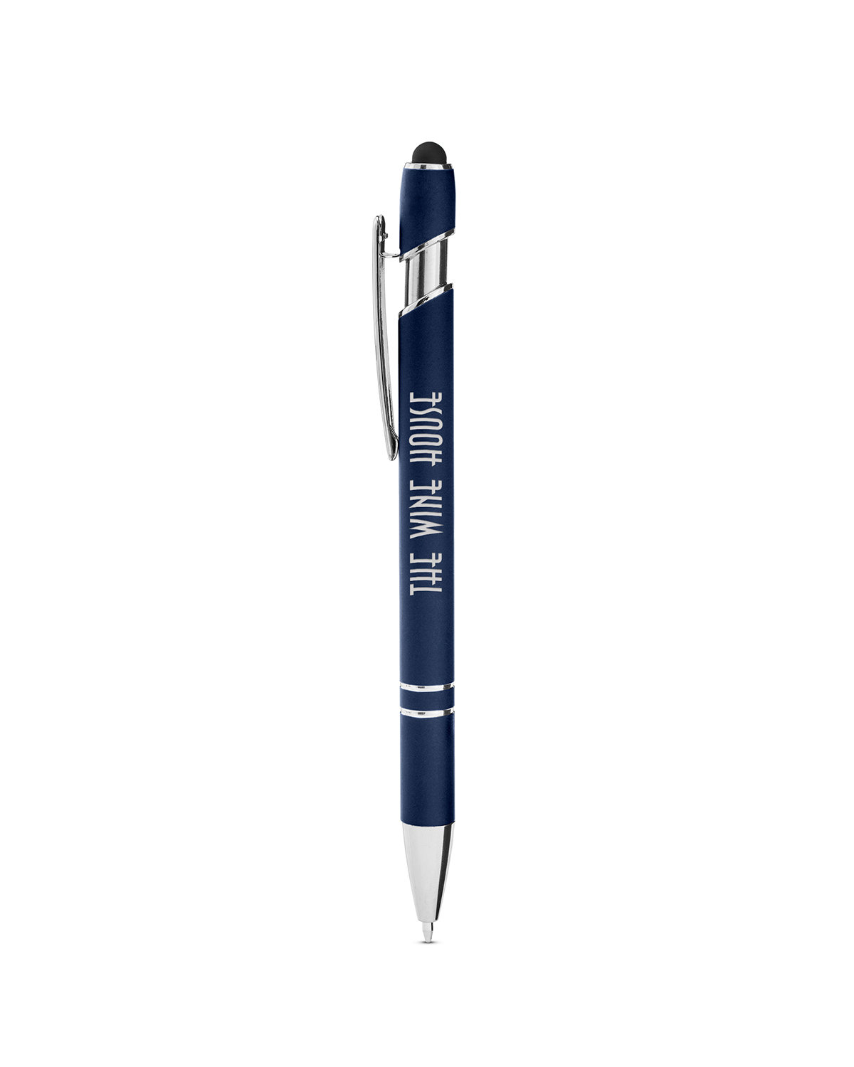 Rubberized Aluminum Click Stylus Pen 64