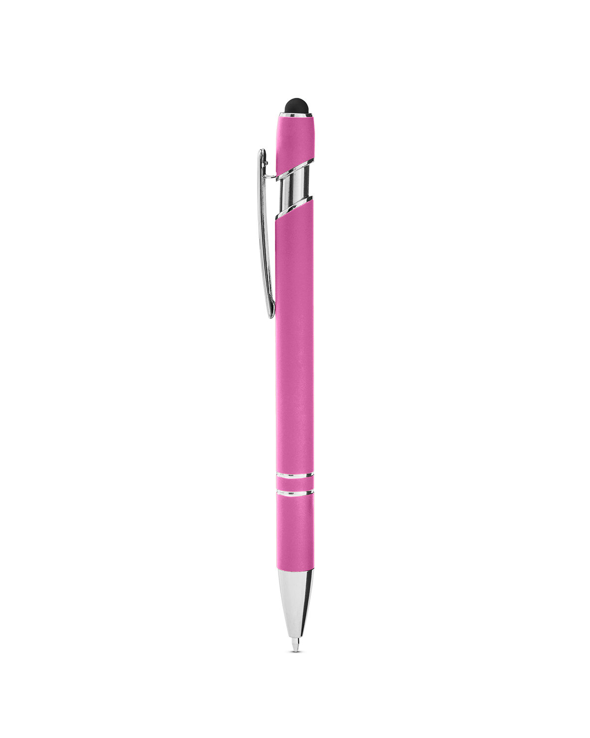 Rubberized Aluminum Click Stylus Pen 47