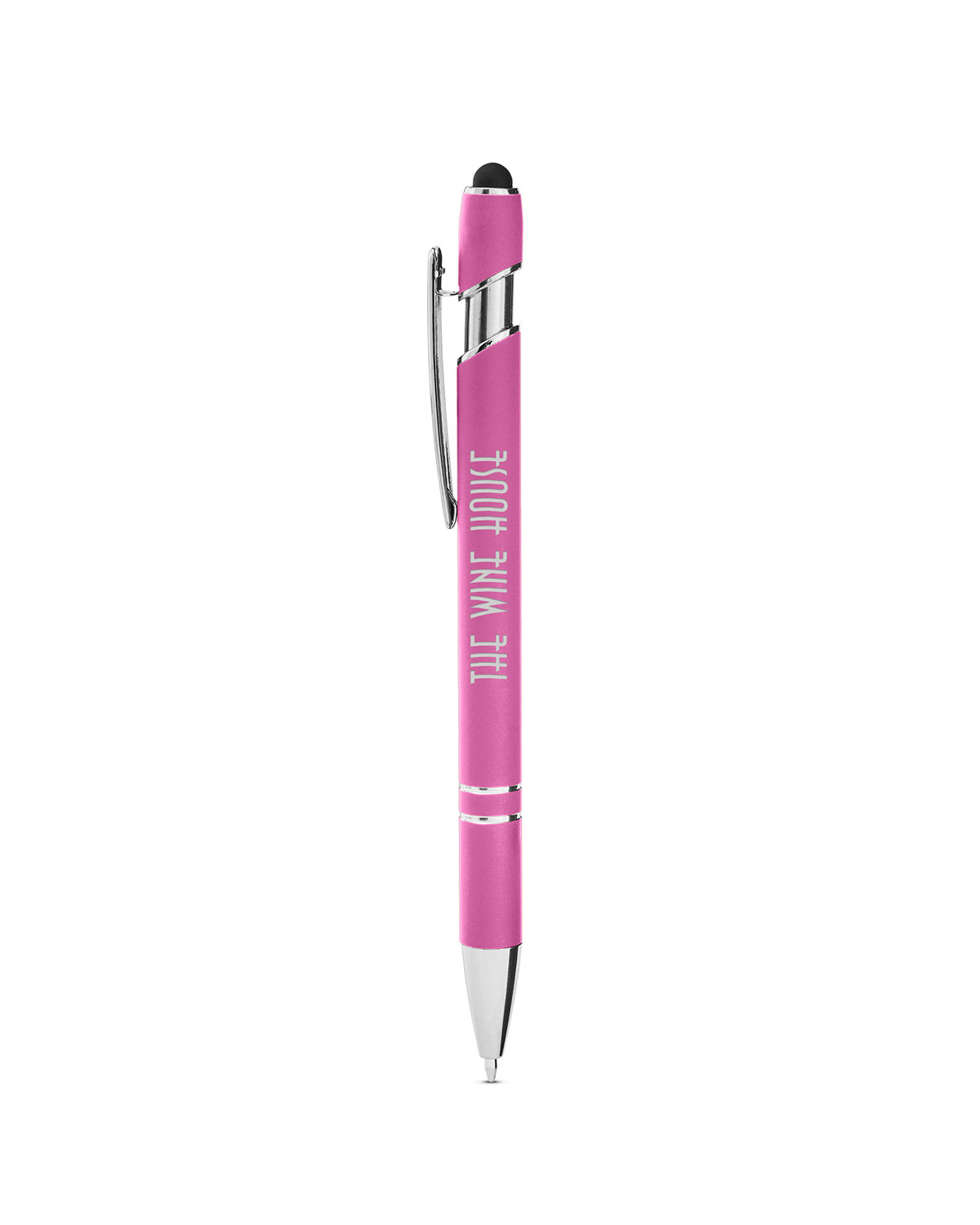 Rubberized Aluminum Click Stylus Pen 58