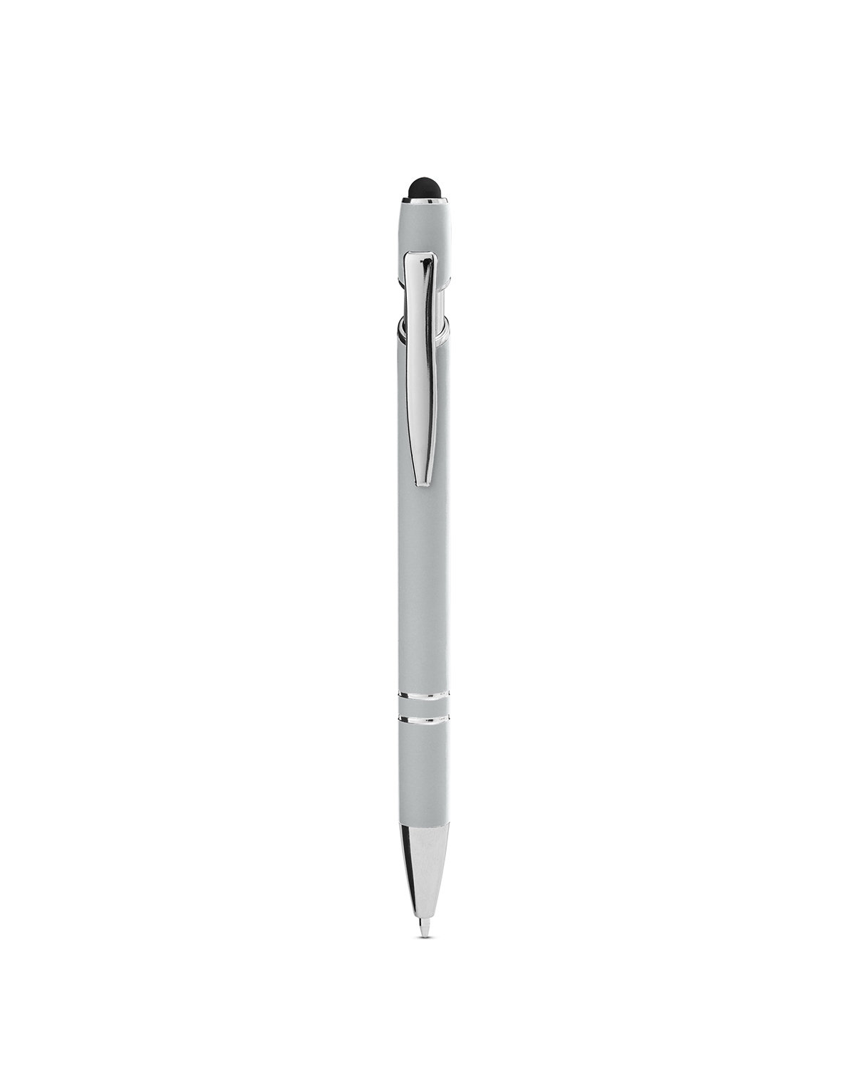 Rubberized Aluminum Click Stylus Pen 22