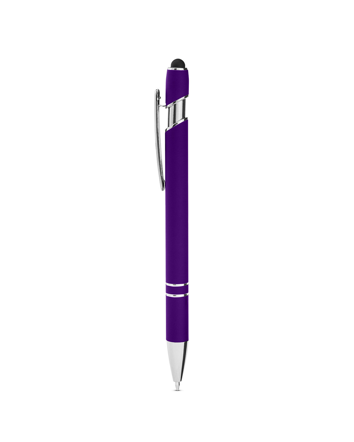 Rubberized Aluminum Click Stylus Pen 61