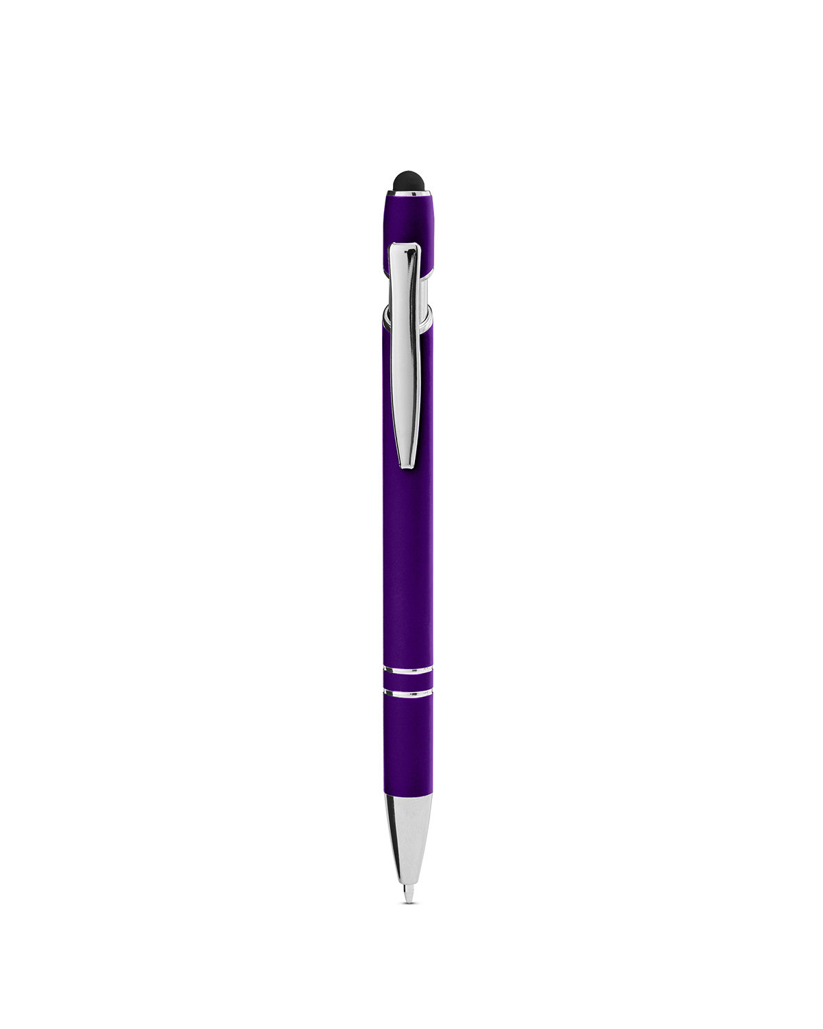 Rubberized Aluminum Click Stylus Pen 57